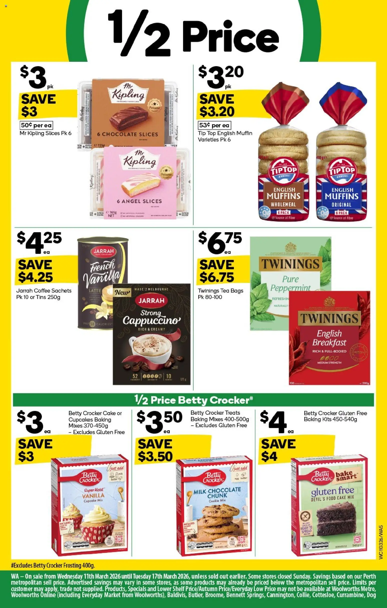 Woolworths catalogue - valid from 11.03.2026 | Page: 5 | Products: Frosting, Coffee, Chocolate, Tea