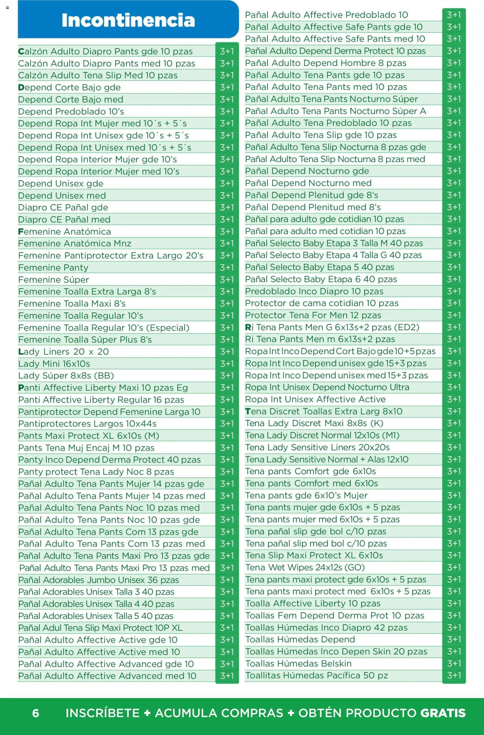 Nuevas ofertas de Chedraui válidas en toda la República Mexicana desde el 01/07/2026. ¡Encuentra las mejores ofertas en Chedraui folleto Plan de farmacia! | Página: 6 | Productos: Calzón, Ropa, Ropa interior, Cama