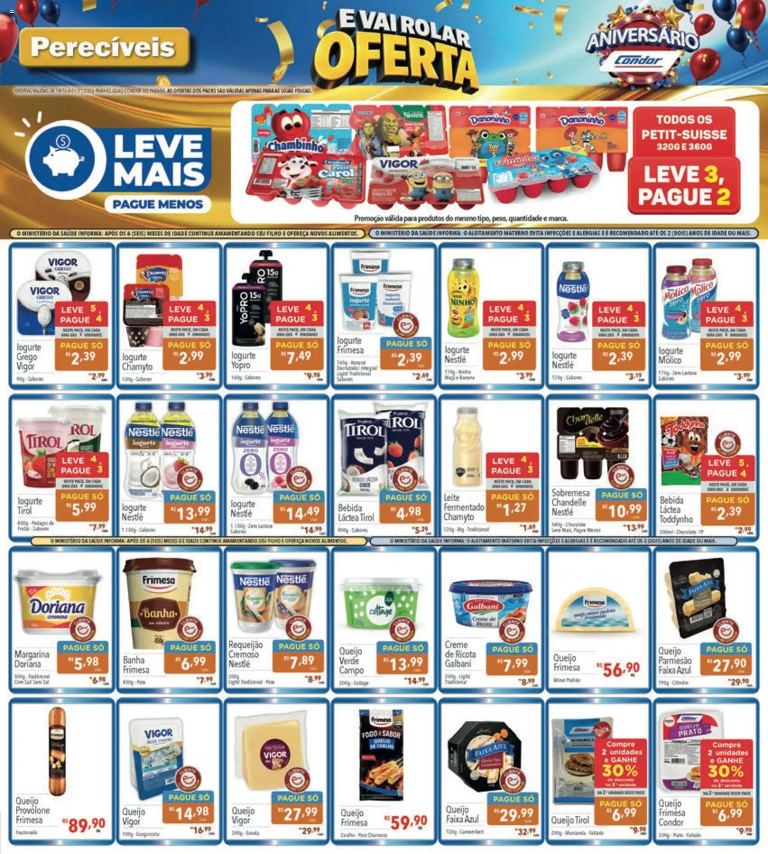 Supermercados Condor Folheto - válido de 14/10/2026 | Página: 9