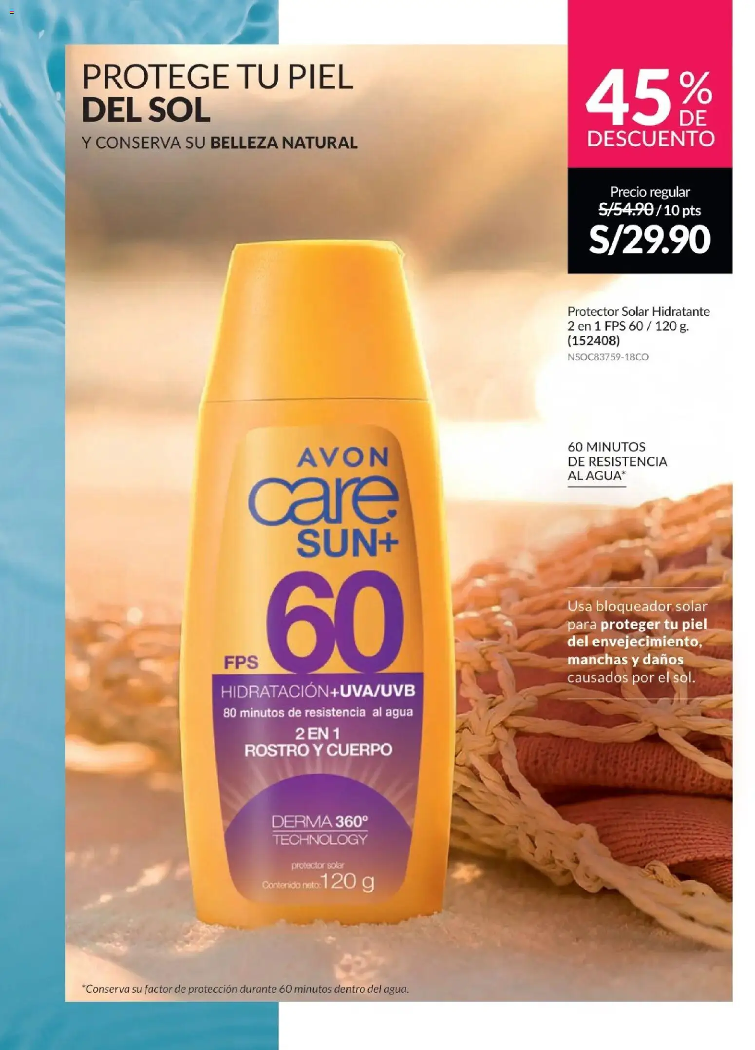 Catálogo Avon válido desde 24.05.2026 | Página: 155 | Productos: Protector solar