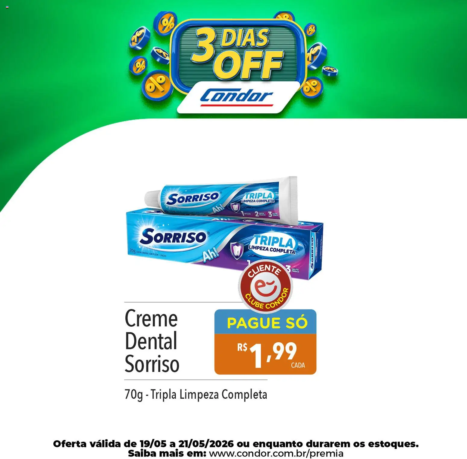 Supermercados Condor - Ofertas da semana de 19/05/2026 ? Não perca as melhores promoções! | Brasil