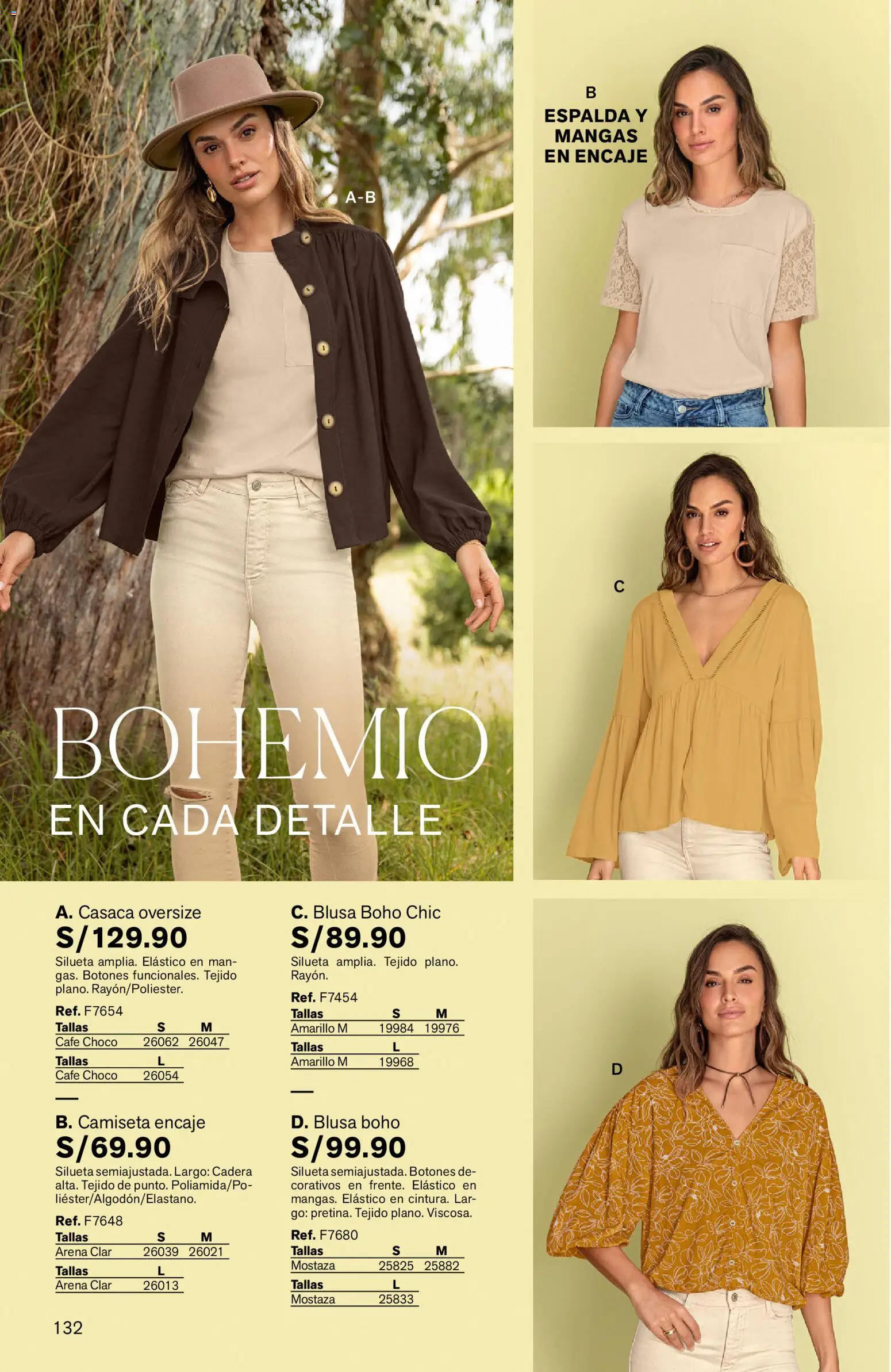 Catálogo Leonisa válido desde 25/06/2026 | Página: 132 | Productos: Café, Blusa