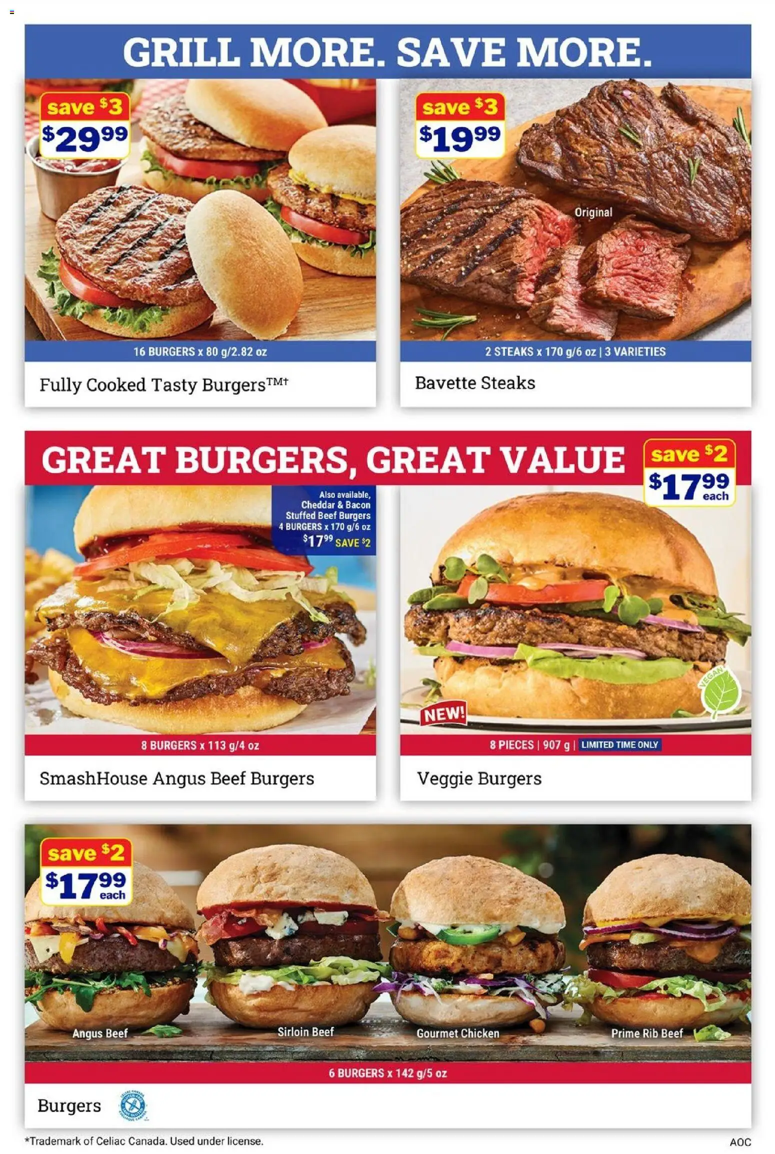 M&M Food Market flyer valid from Aug 13, 2026 | Page: 6 | Products: Beef, Bacon, Grill, Burgers