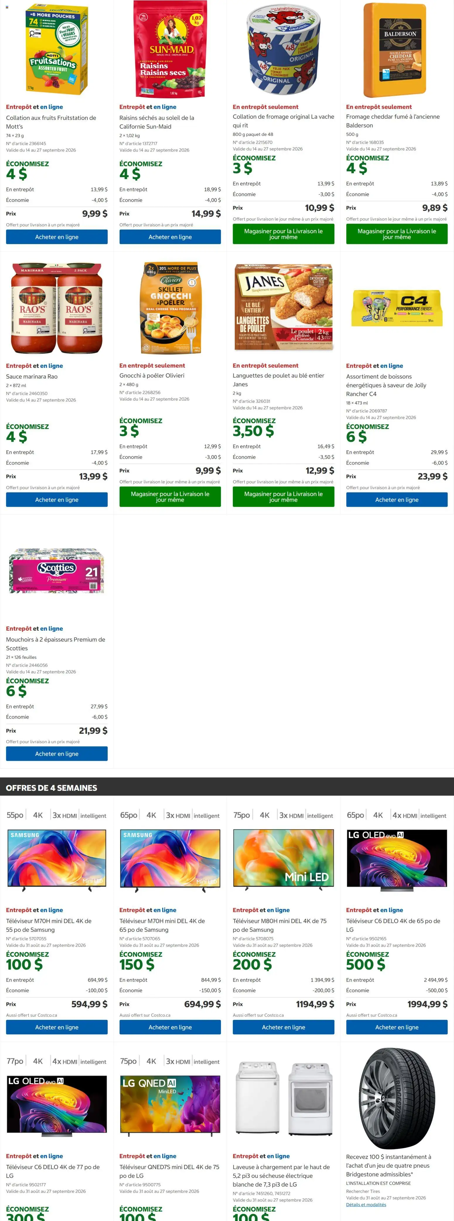 Costco flyer valid from Sep 14, 2026 | Page: 2