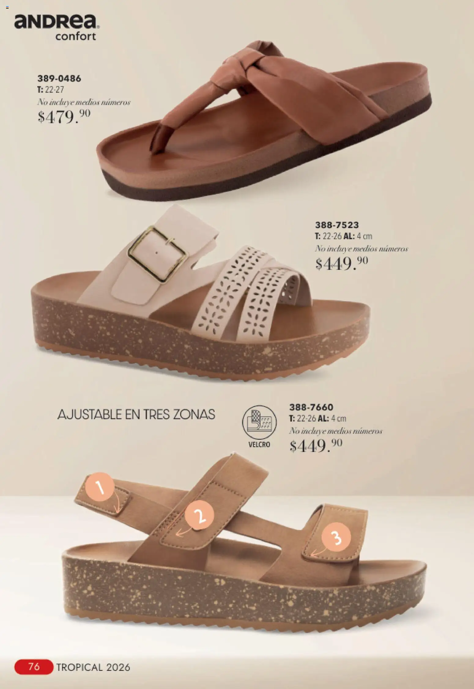 Nuevas ofertas de Andrea válidas en toda la República Mexicana desde el 23/08/2026. ¡Encuentra las mejores ofertas en Andrea catálogo Tropical! | Página: 76