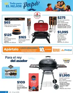 Vista previa de Chedraui folleto Todo para papá, nuevo folleto de la tienda, válido en México a partir del 03.06.2026 | Página: 2