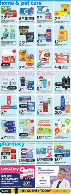 Preview of Safeway weekly flyer / circulaire from shop Safeway valid from Jul 2, 2026 | Page: 12 | Products: Deodorant, Detergent, Shower, Pants