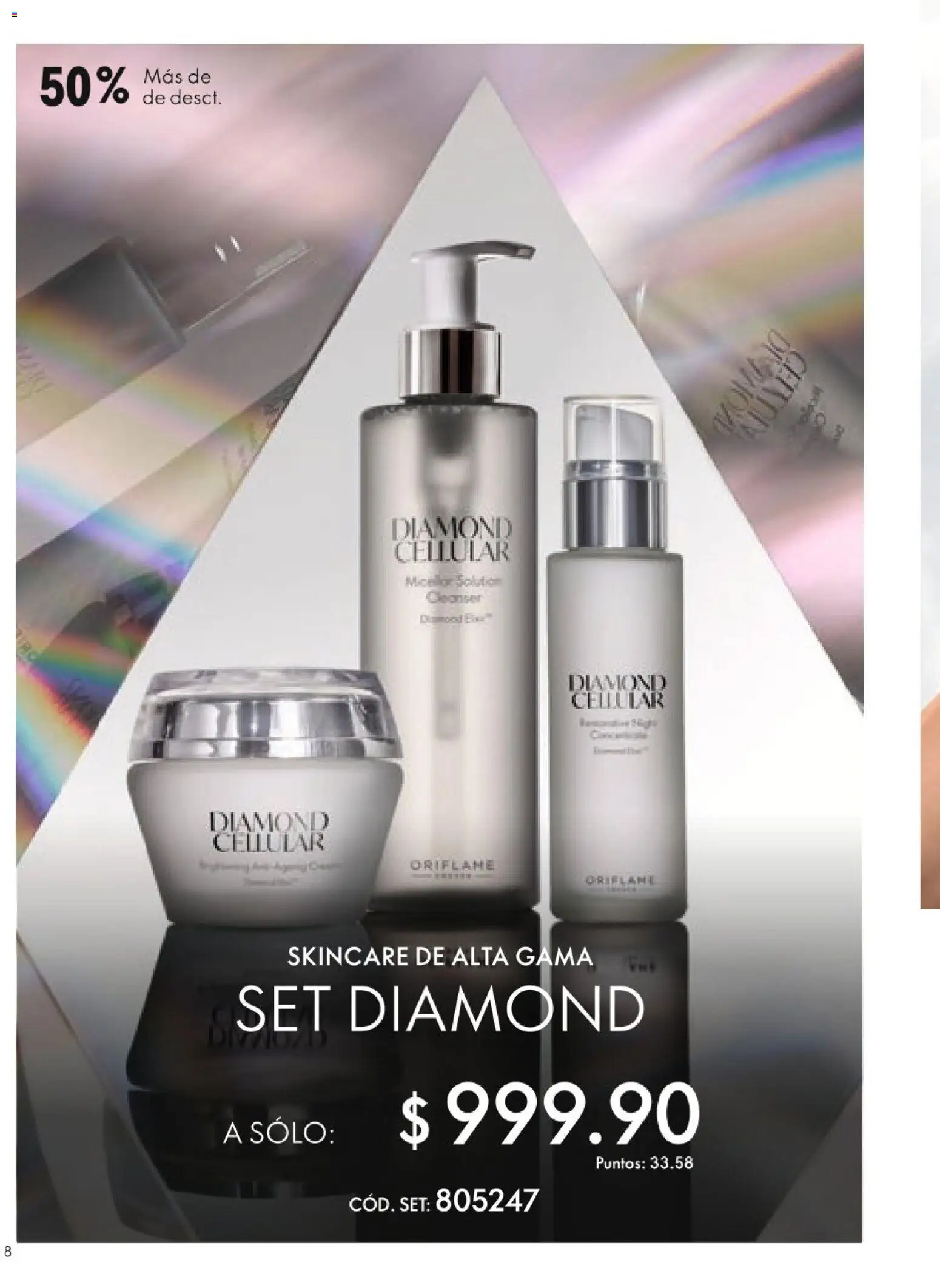 Nuevas ofertas de Oriflame válidas en toda la República Mexicana desde el 20.06.2026. ¡Encuentra las mejores ofertas en Oriflame campaña 9 2026! | Página: 8