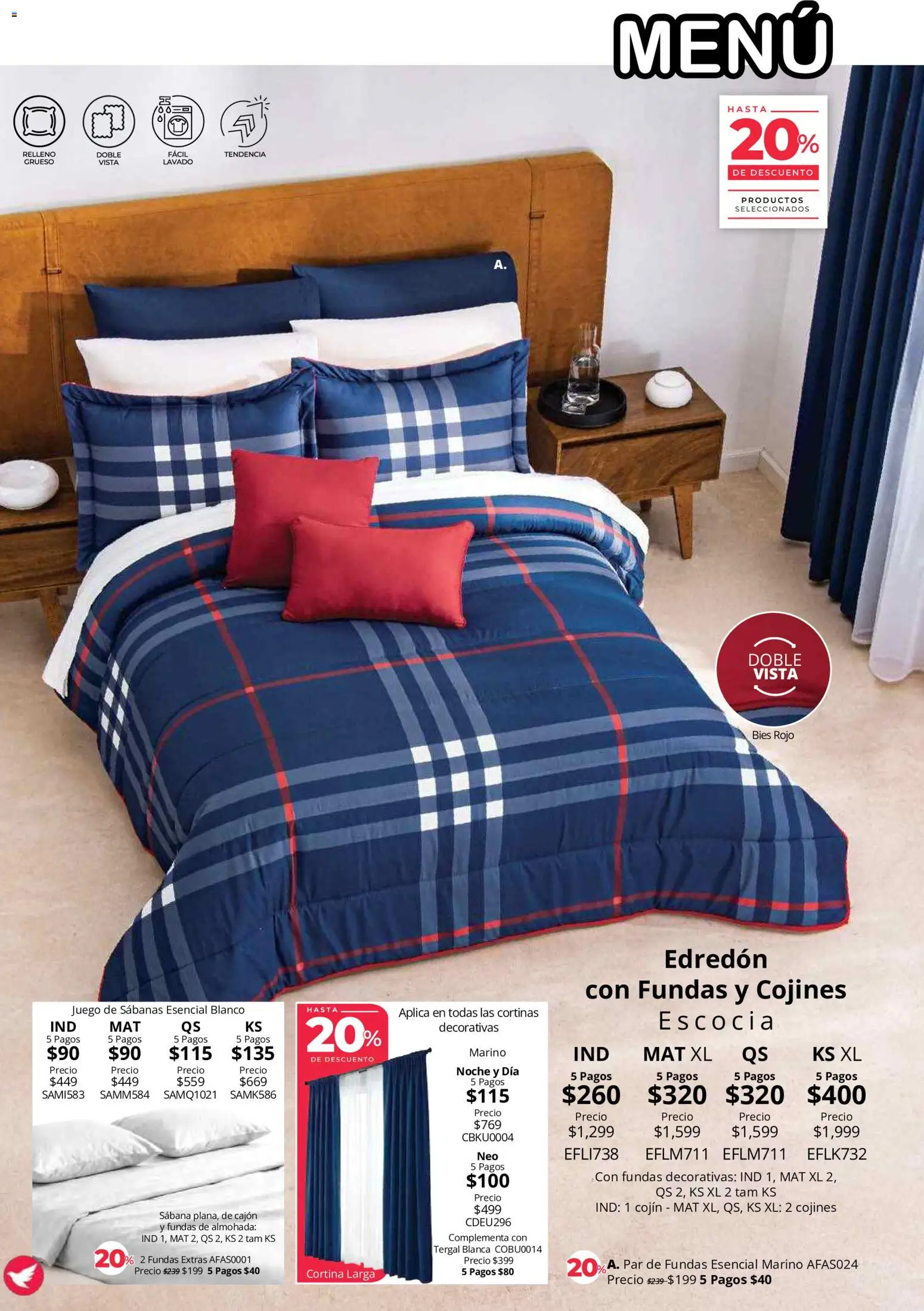 Nuevas ofertas de Colchas Concord válidas en toda la República Mexicana desde el 01/08/2026. ¡Encuentra las mejores ofertas en Colchas Concord catálogo! | Página: 27 | Productos: Juego, Almohada, Sabanas, Cortinas