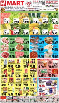 Preview of Hmart weekly ads valid from 09/04/2026