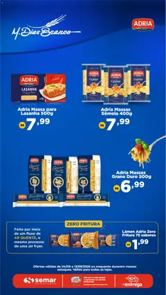 Semar Supermercado ofertas M. Dias Branco - Pré-Visualização do folheto da loja Semar Supermercado, válido de 04/09/2026