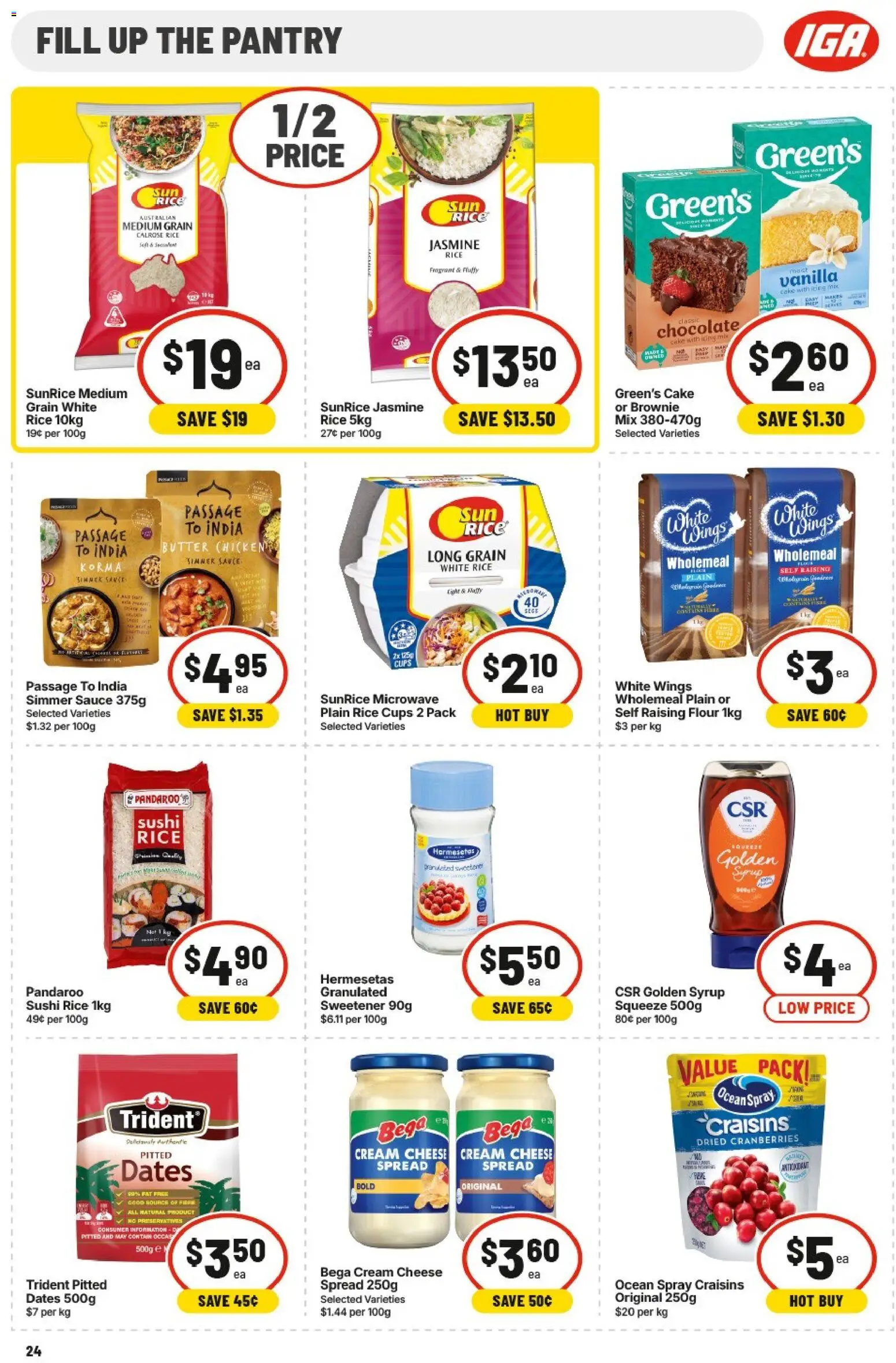 IGA catalogue - valid from 20.05.2026 | Page: 28 | Products: Light, Flour, Chicken, Rice