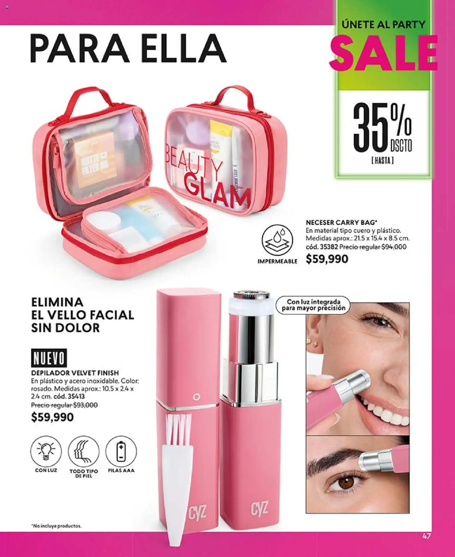 CyZone revista - valida desde el 17.07.2026 | Página: 59 | Productos: Pilas, Depilador, Neceser, Macetero