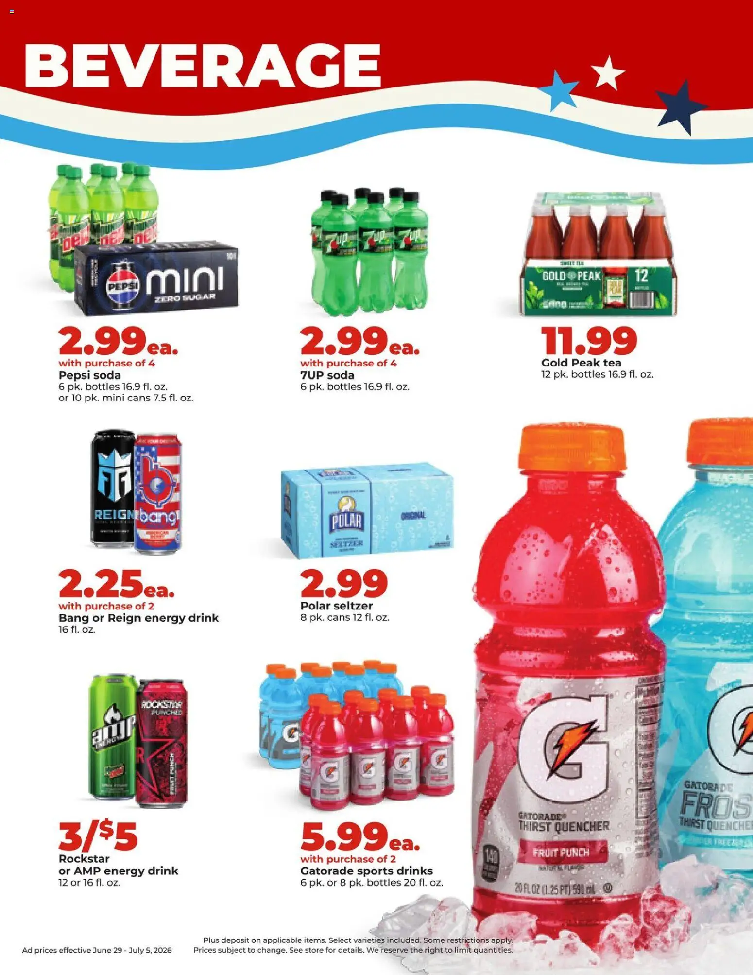 HyVee Weekly Ad - valid from 06/29/2026 | Page: 29 | Products: Tea, Sugar