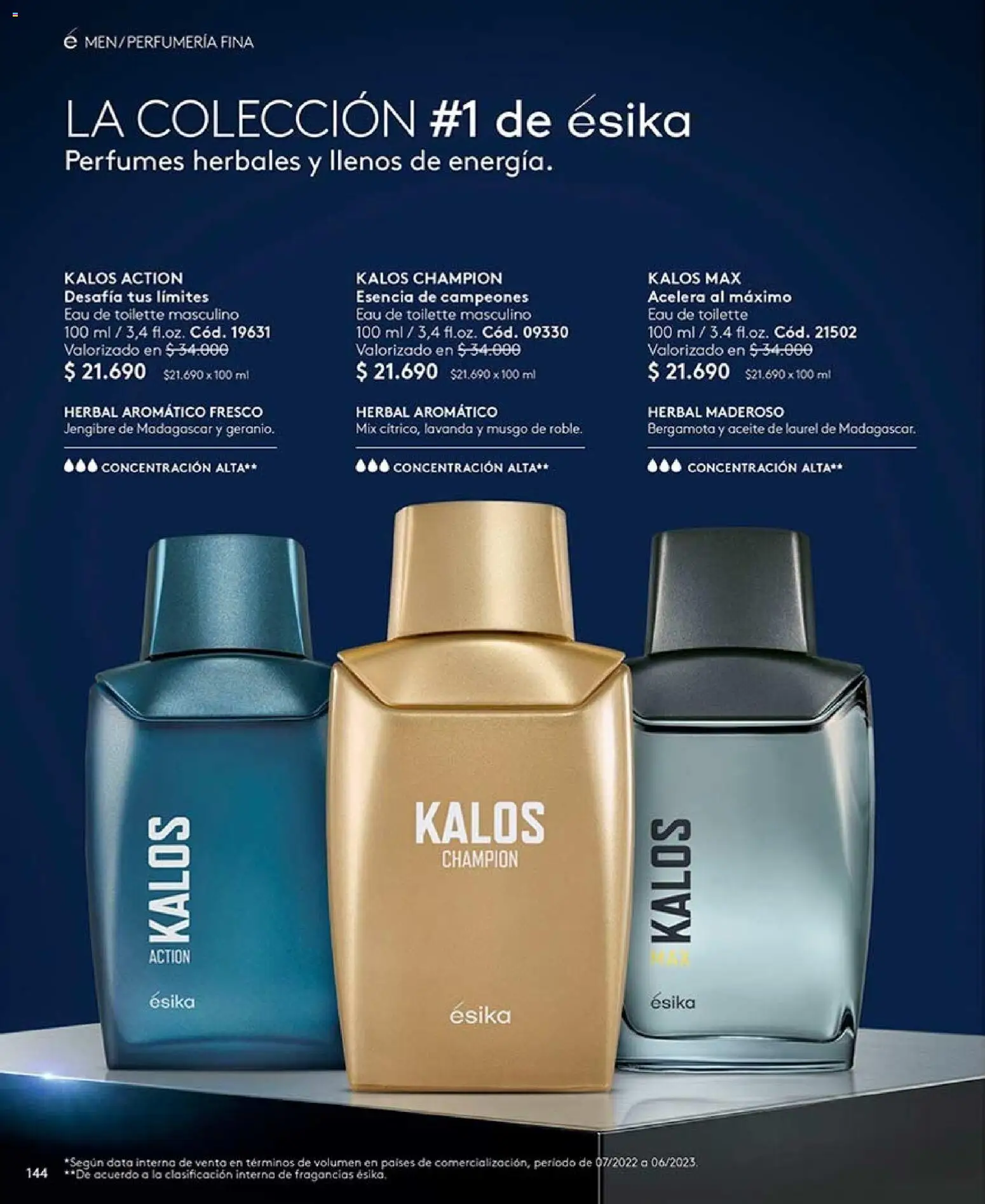 Catálogo Ésika Campaña 13 │ válido desde el 26.07.2026 | Página: 144 | Productos: Eau de toilette, Jengibre, Aceite