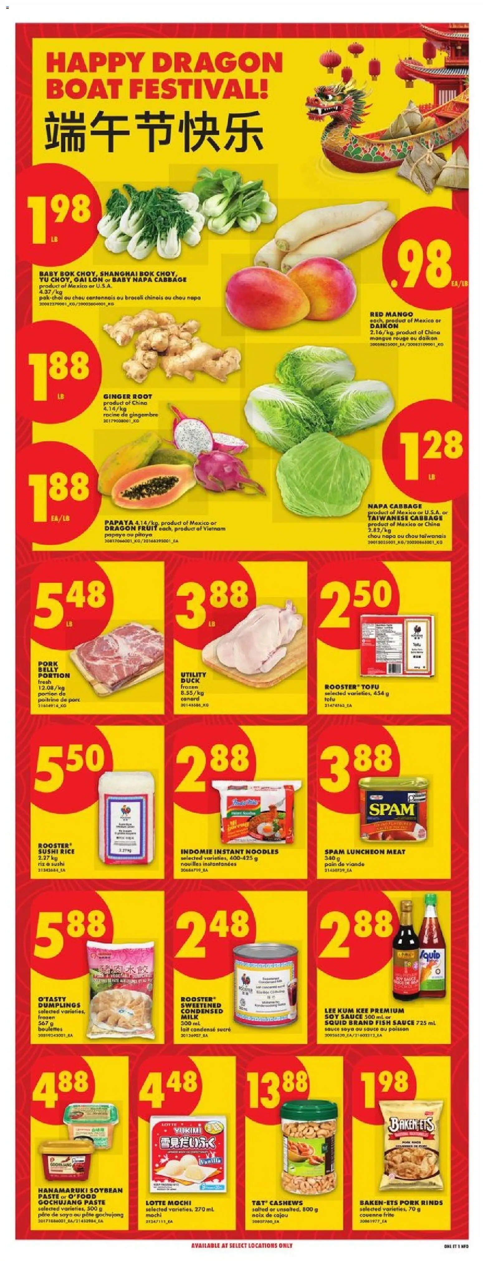 No Frills flyer valid from 28.05.2026 | Page: 16 | Products: Rice, Fish, Noodles, Pork