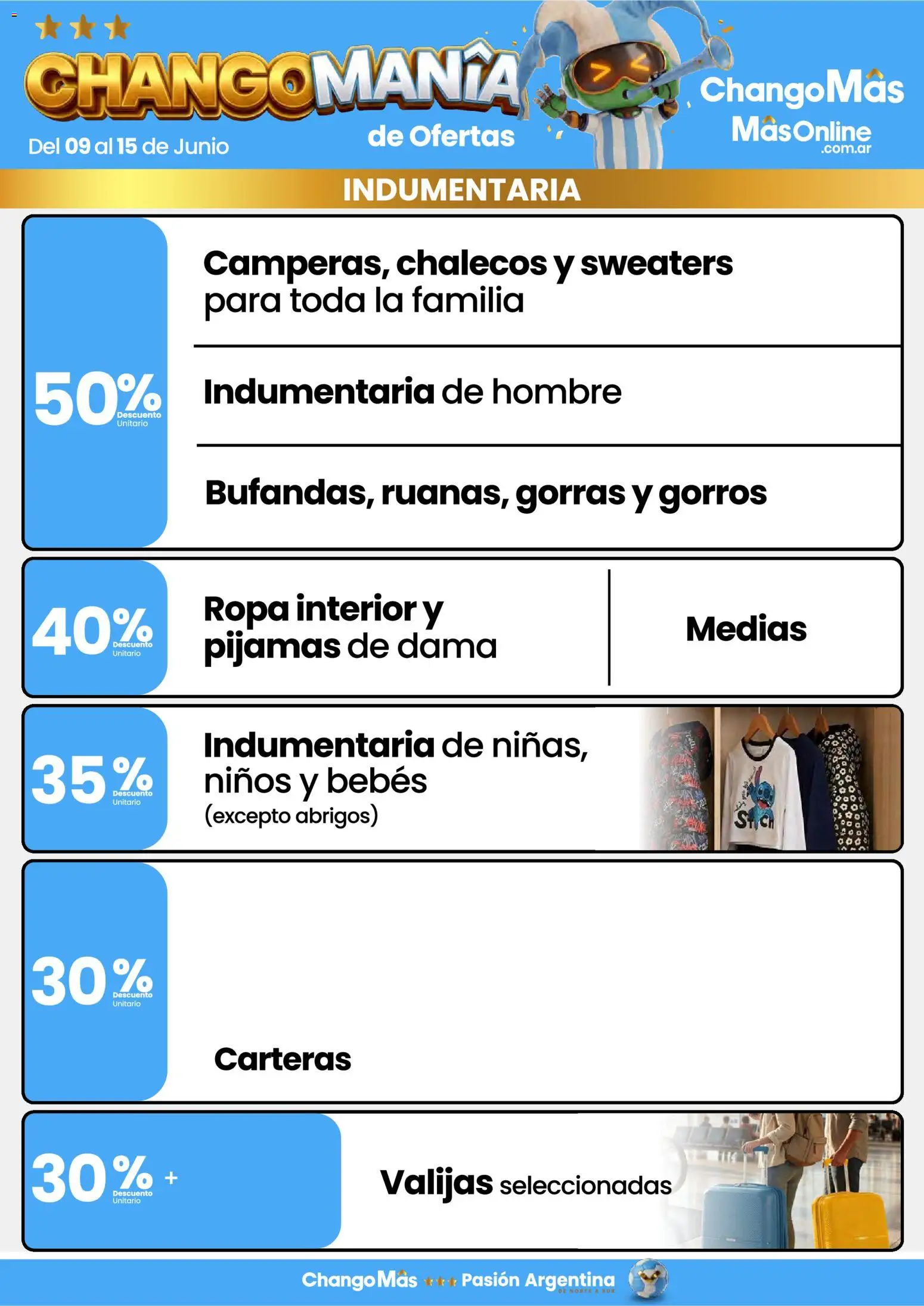 Changomas ofertas │ válido desde el 09.06.2026 | Página: 8 | Productos: Ropa, Ropa interior, Medias