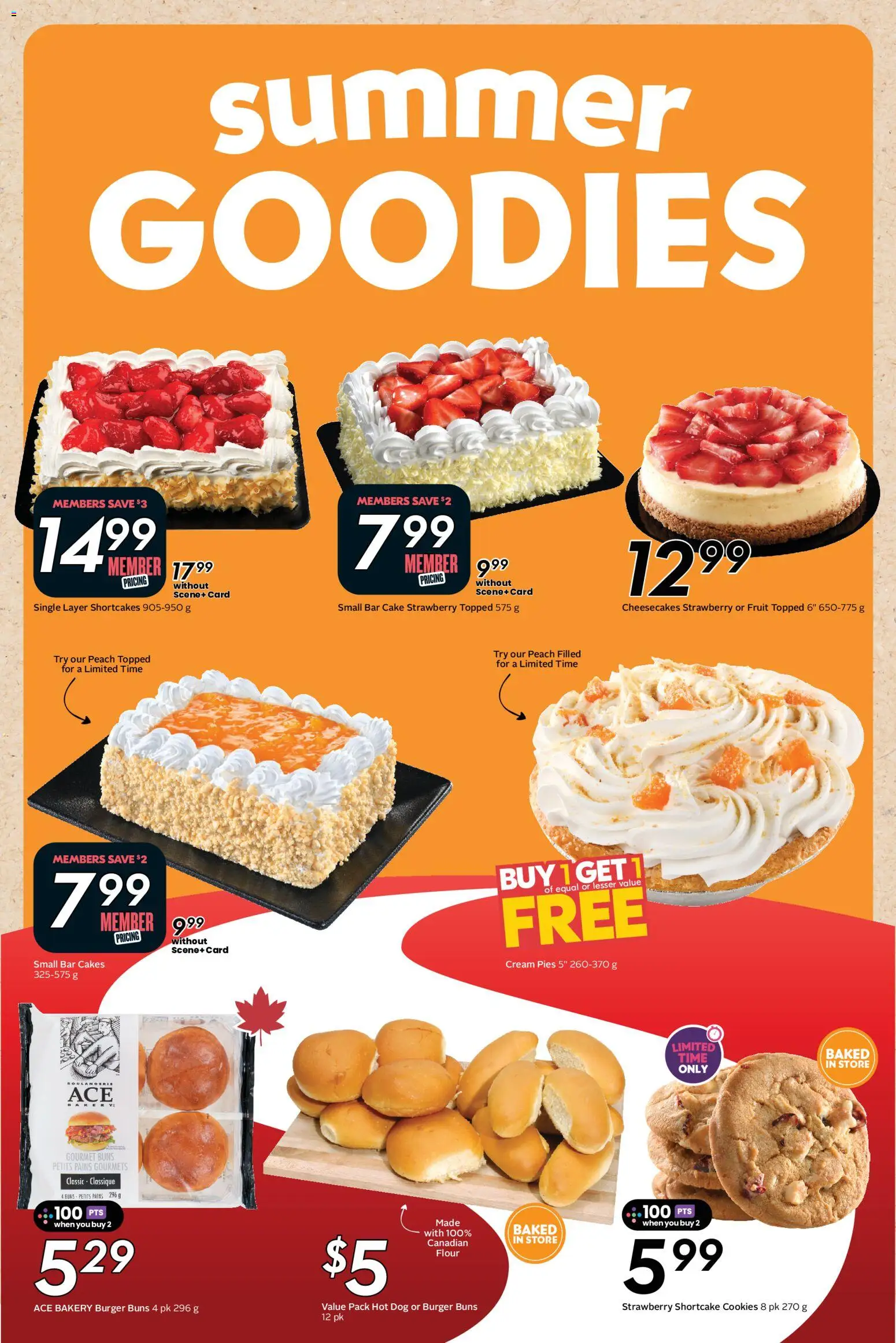 Safeway flyer valid from Jul 23, 2026 | Page: 17 | Products: Cream, Cookies, Bakery