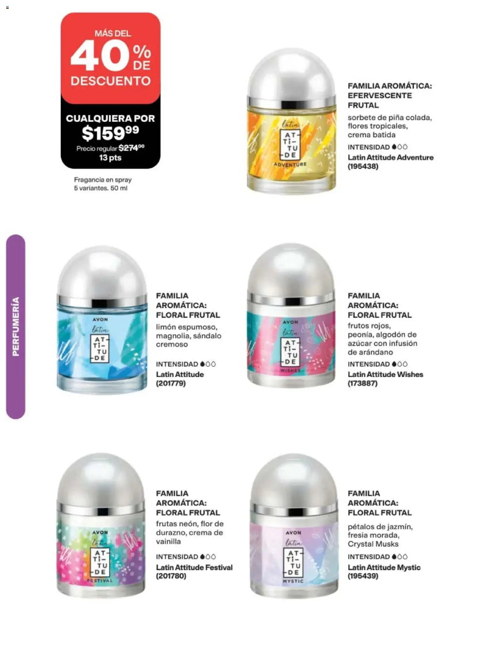 Nuevas ofertas de AVON válidas en toda la República Mexicana desde el 24.04.2026. ¡Encuentra las mejores ofertas en AVON campaña 7 2026! | Página: 78 | Productos: Azúcar, Crema, Limón, Piña