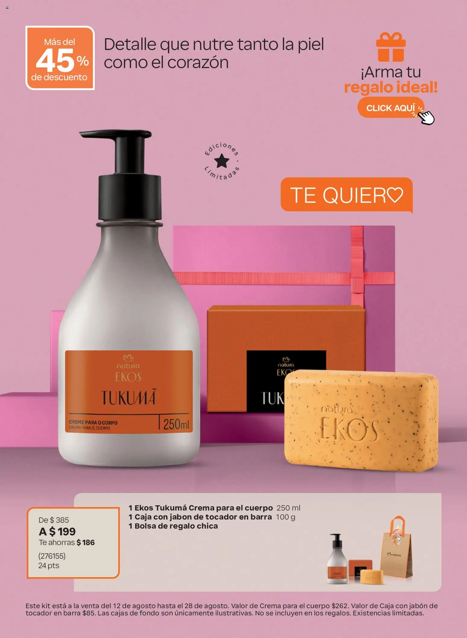 Nuevas ofertas de Natura válidas en toda la República Mexicana desde el 12/08/2026. ¡Encuentra las mejores ofertas en Natura Día de los Abuelos 2026! | Página: 16 | Productos: Crema, Barra, Té, Jabón