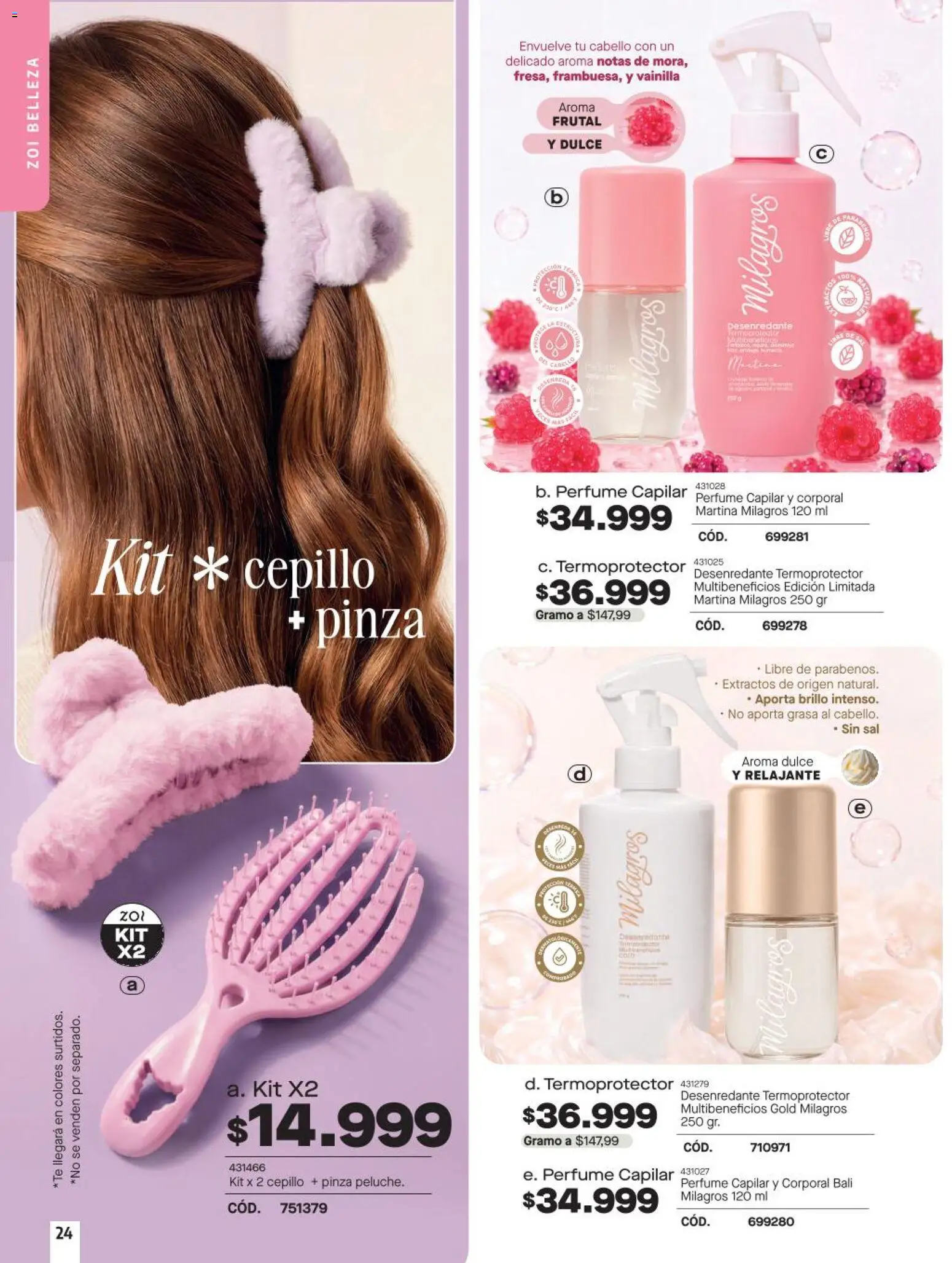 Carmel revista - valida desde el 11/08/2026 | Página: 216 | Productos: Pinza, Sal, Brillo, Vainilla