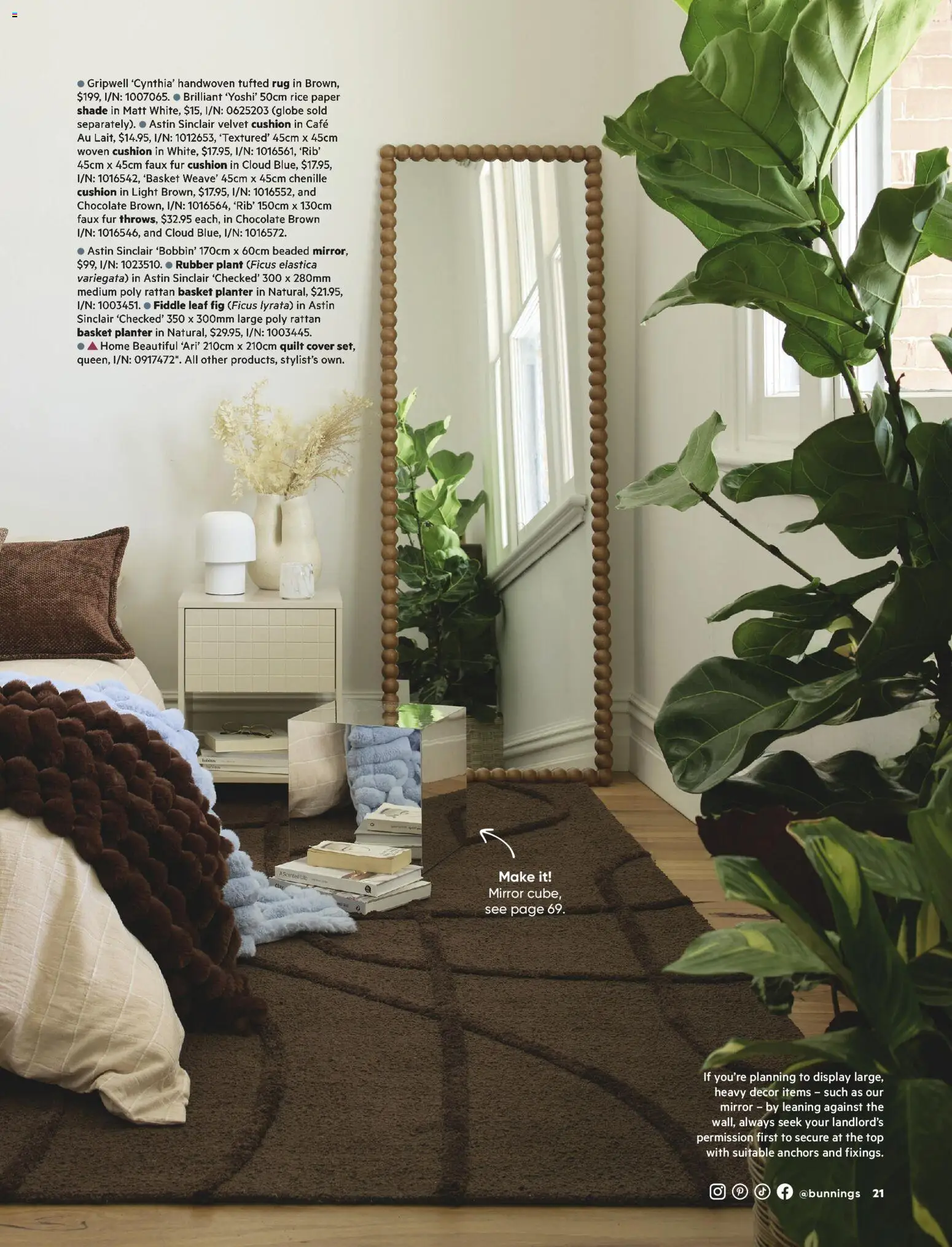 Bunnings Warehouse catalogue - valid from 01.05.2026 | Page: 21 | Products: Decor, Mirror, Fur, Chocolate