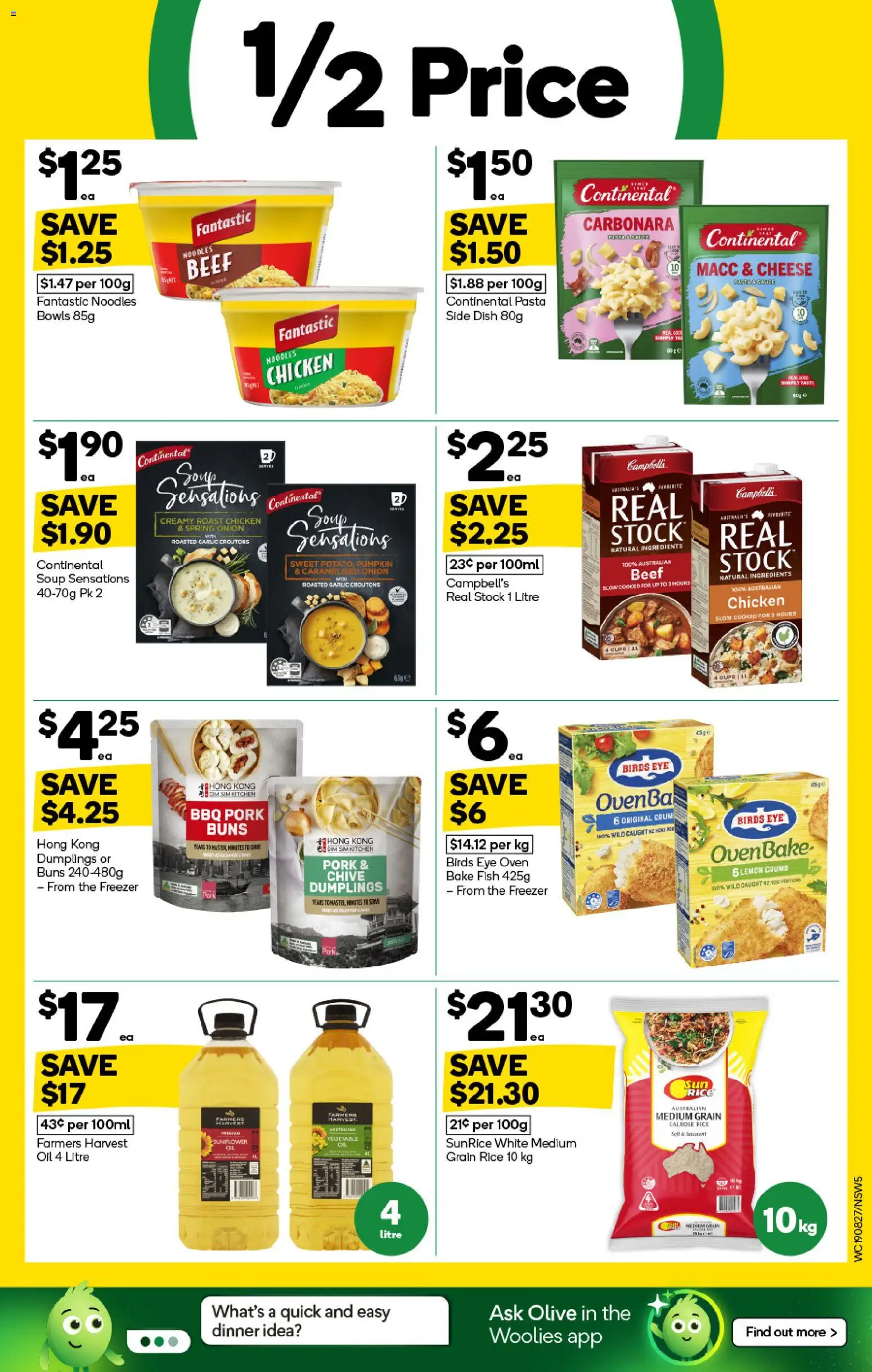 Woolworths catalogue - valid from 19/08/2026 | Page: 5 | Products: Chicken, Fish, Lemon, Onion