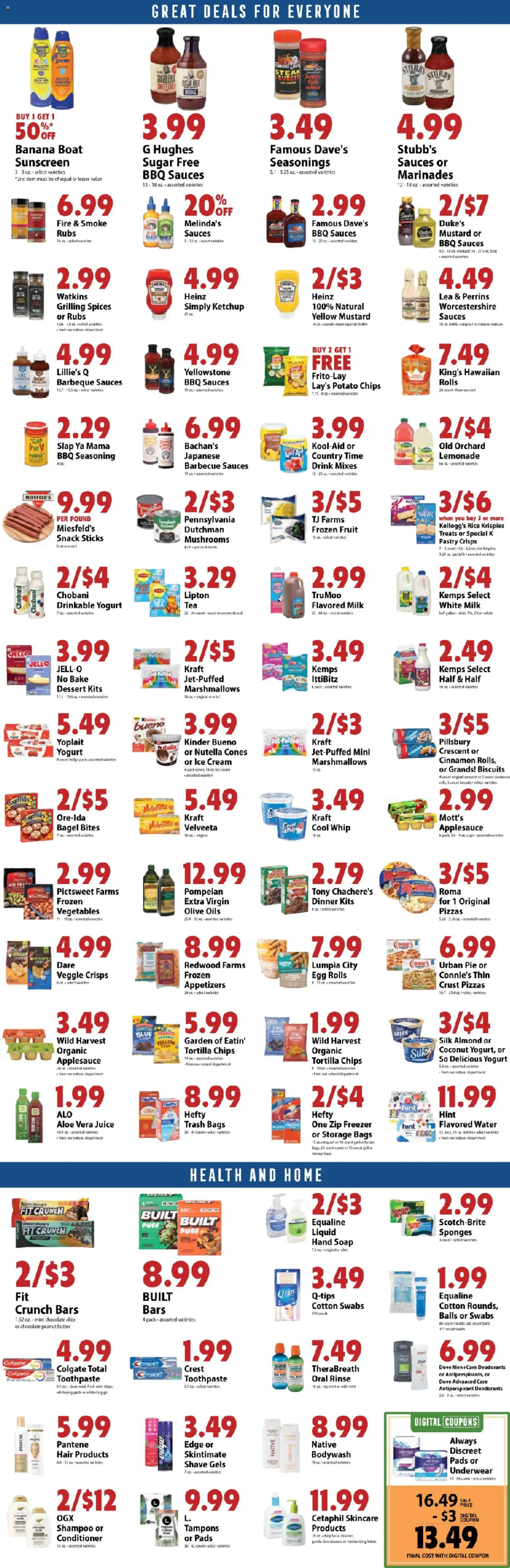 Festival Foods Weekly Ad - valid from 20.05.2026 | Page: 7 | Products: Conditioner, Chocolate, Juice, Vegetables