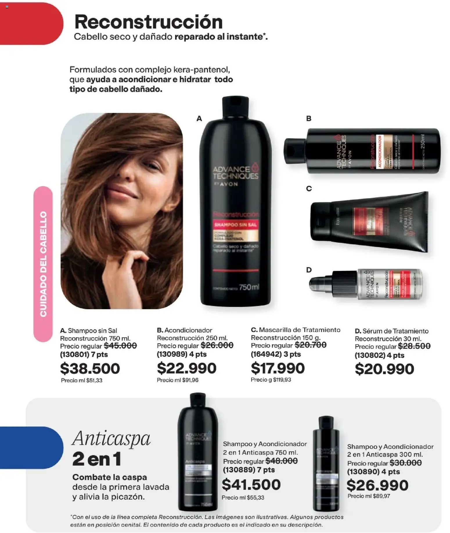Avon revista - valida desde el 16/08/2026 | Página: 154 | Productos: Serum, Shampoo, Mascarilla, Acondicionador