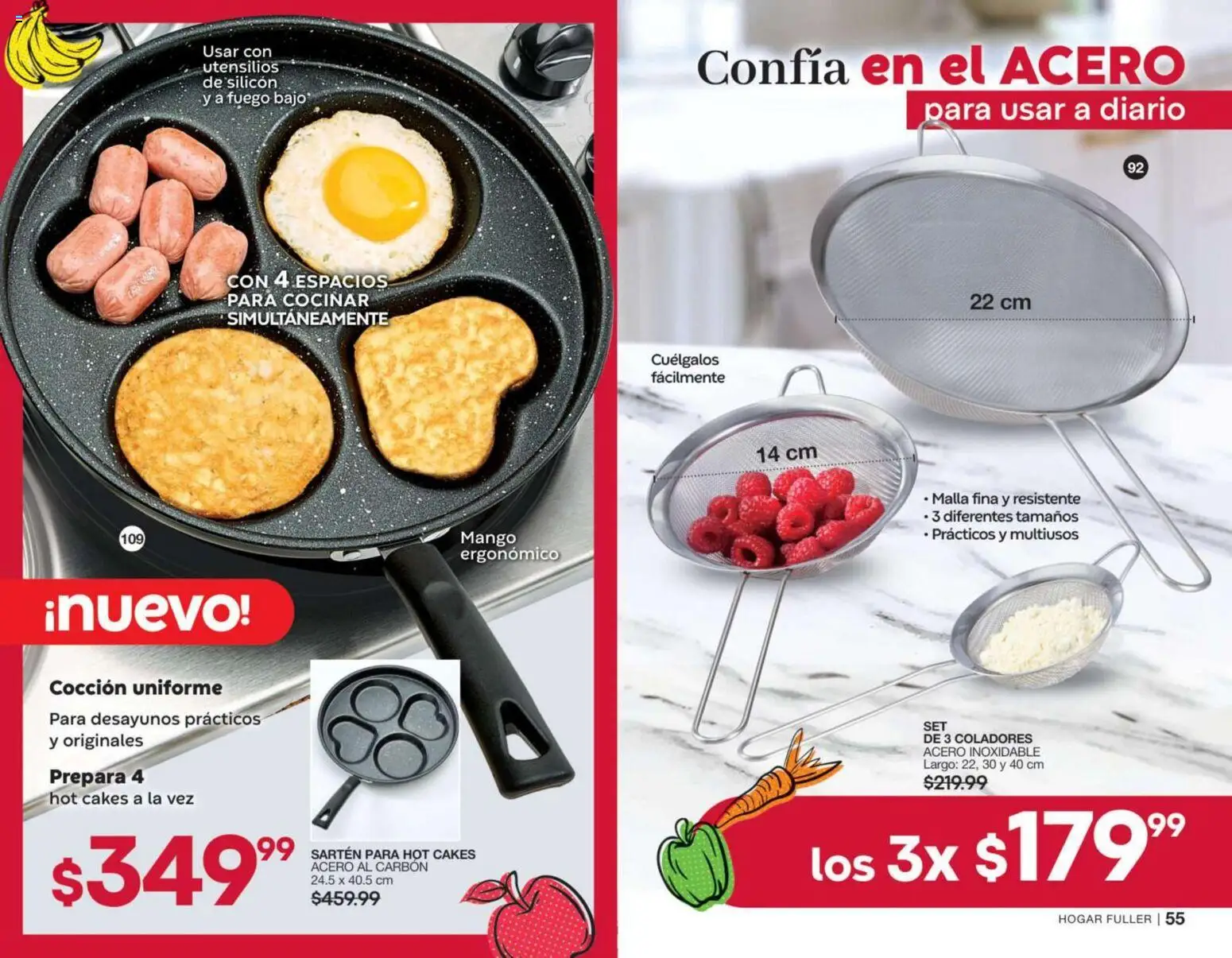 Nuevas ofertas de Fuller válidas en toda la República Mexicana desde el 02/09/2026. ¡Encuentra las mejores ofertas en Fuller campaña 11 2026! | Página: 29 | Productos: Mango, Malla, Sartén