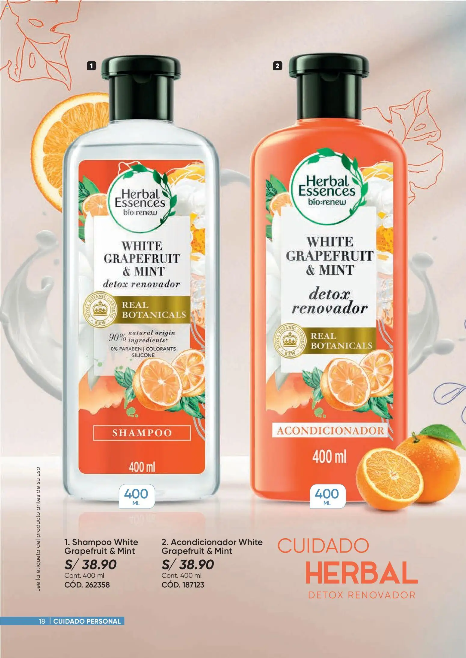Catálogo Azzorti válido desde 09/03/2026 | Página: 18 | Productos: Shampoo, Acondicionador