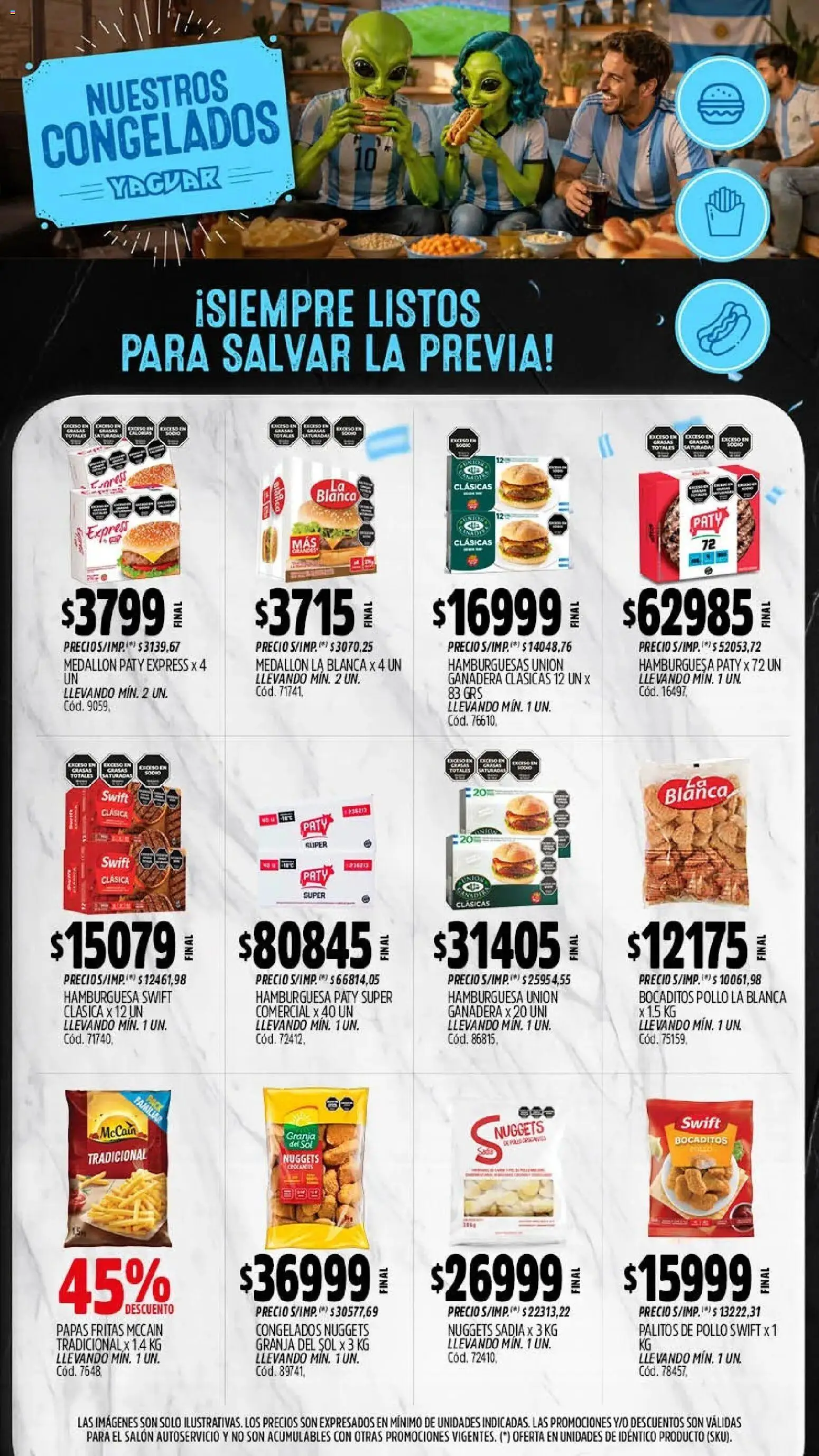 Yaguar - Oferta Semanal Trelew │ válido desde el 13/07/2026 | Página: 10 | Productos: Pollo, Papas fritas