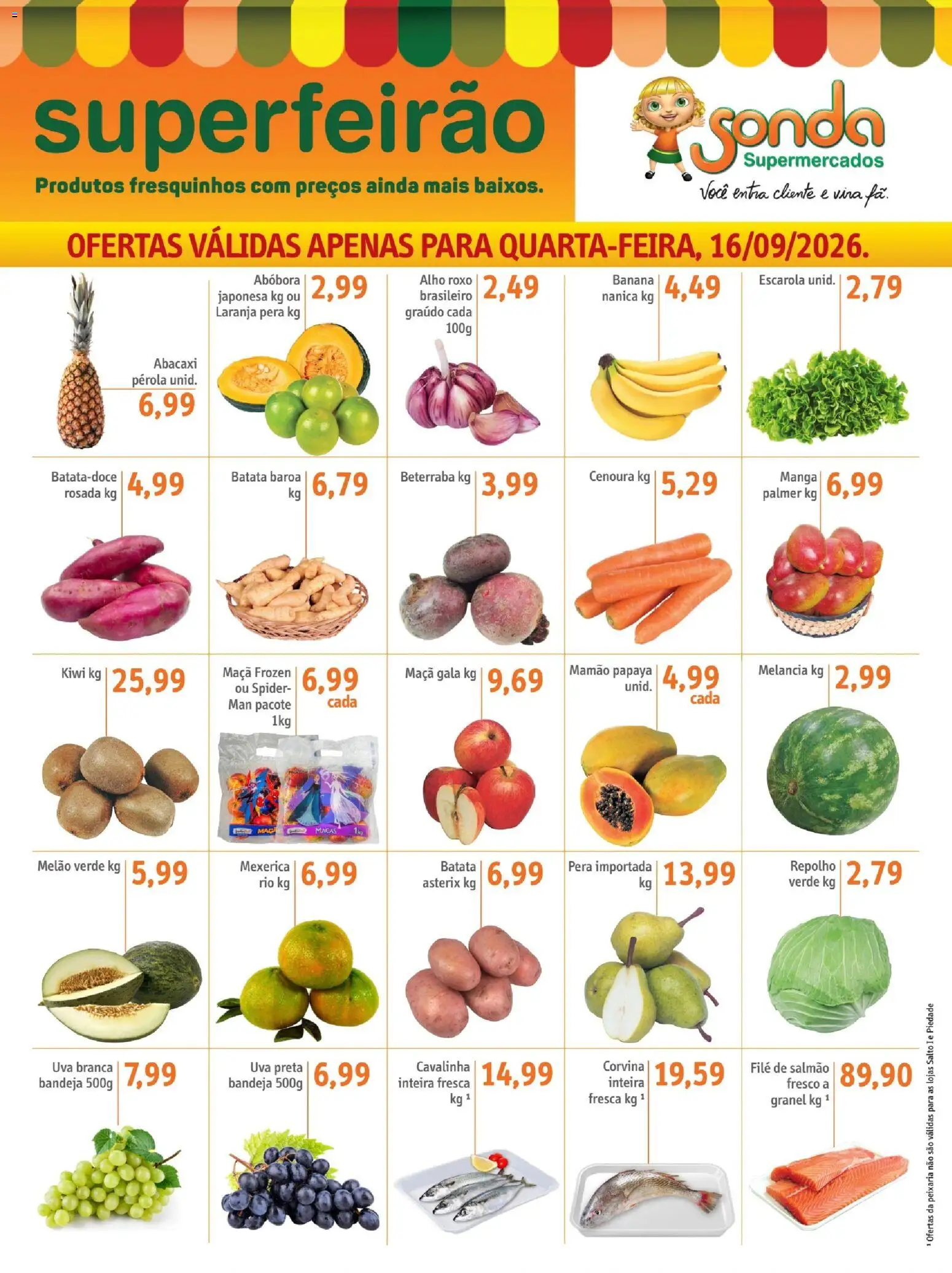 Sonda Folheto - válido de 16/09/2026 | Página: 1