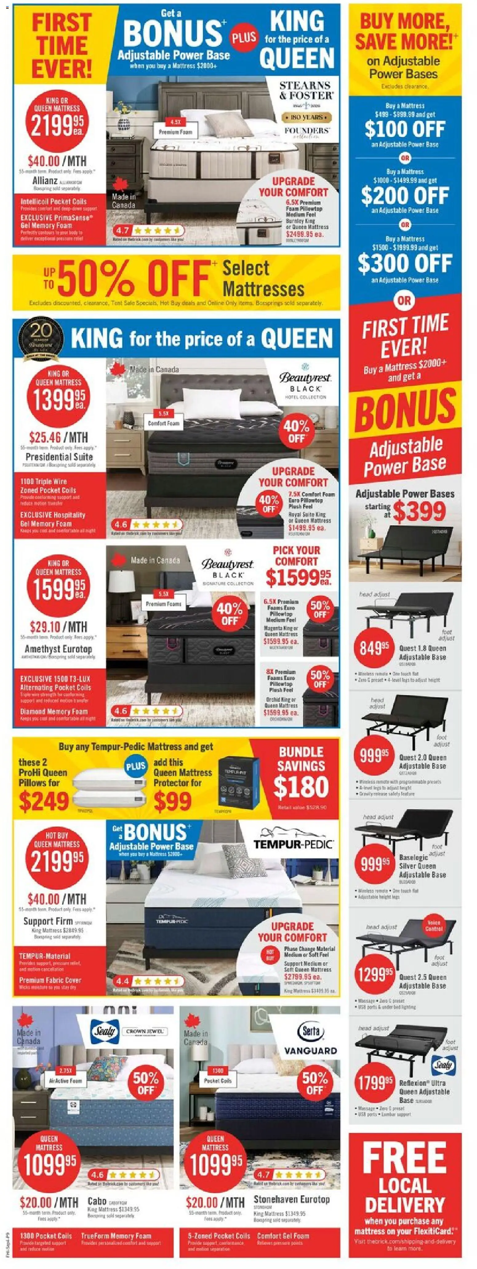 The Brick flyer valid from Sep 3, 2026 | Page: 17