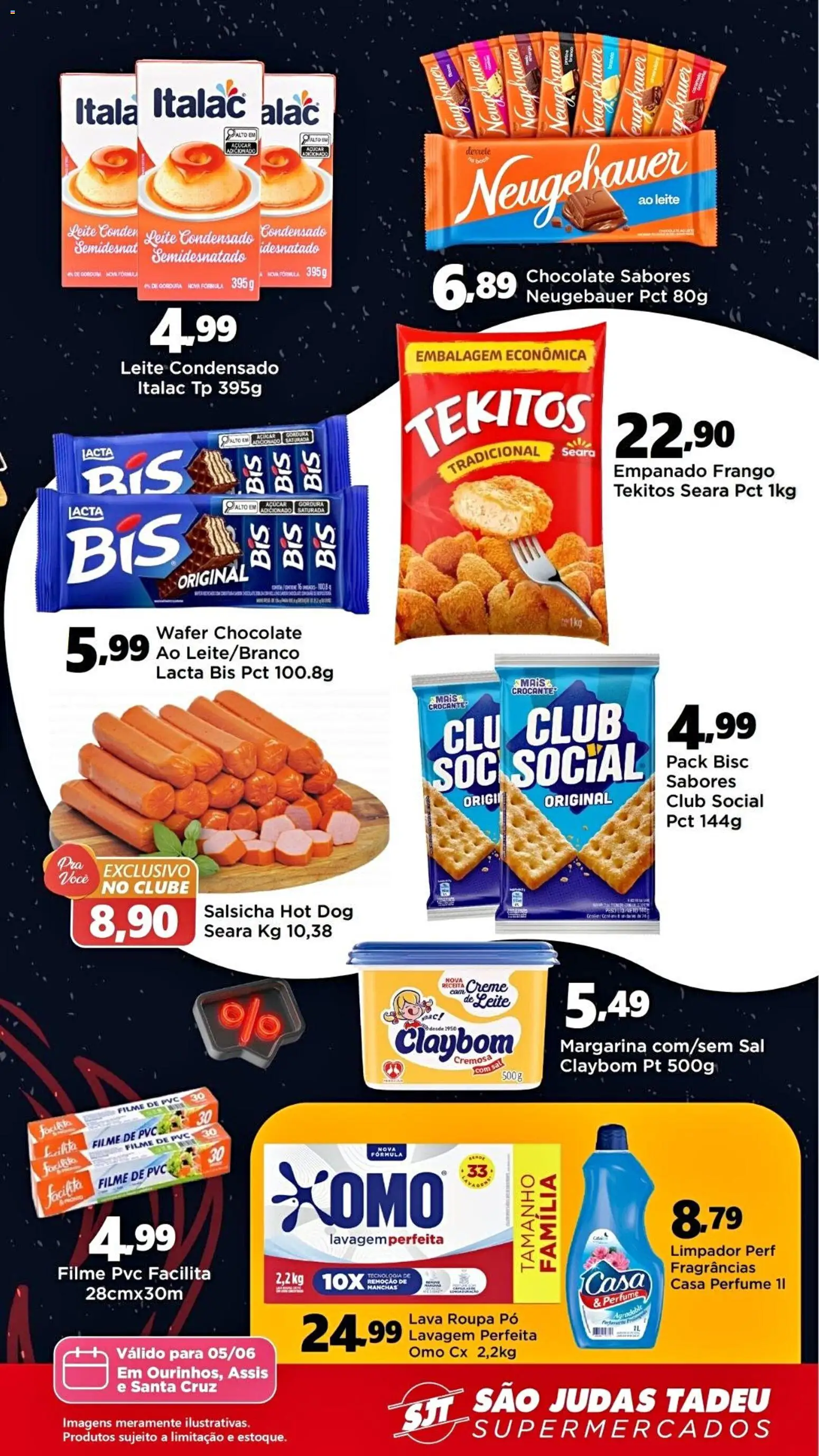 São Judas Tadeu Folheto - válido de 05.06.2026 | Página: 2 | Produtos: filme de PVC, Pó, Leite, Neugebauer