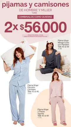 Vista previa La Anonima catálogo Especial Modo Relax válido desde el 25/06/2026 | Página: 6 | Productos: Manga, Pijama