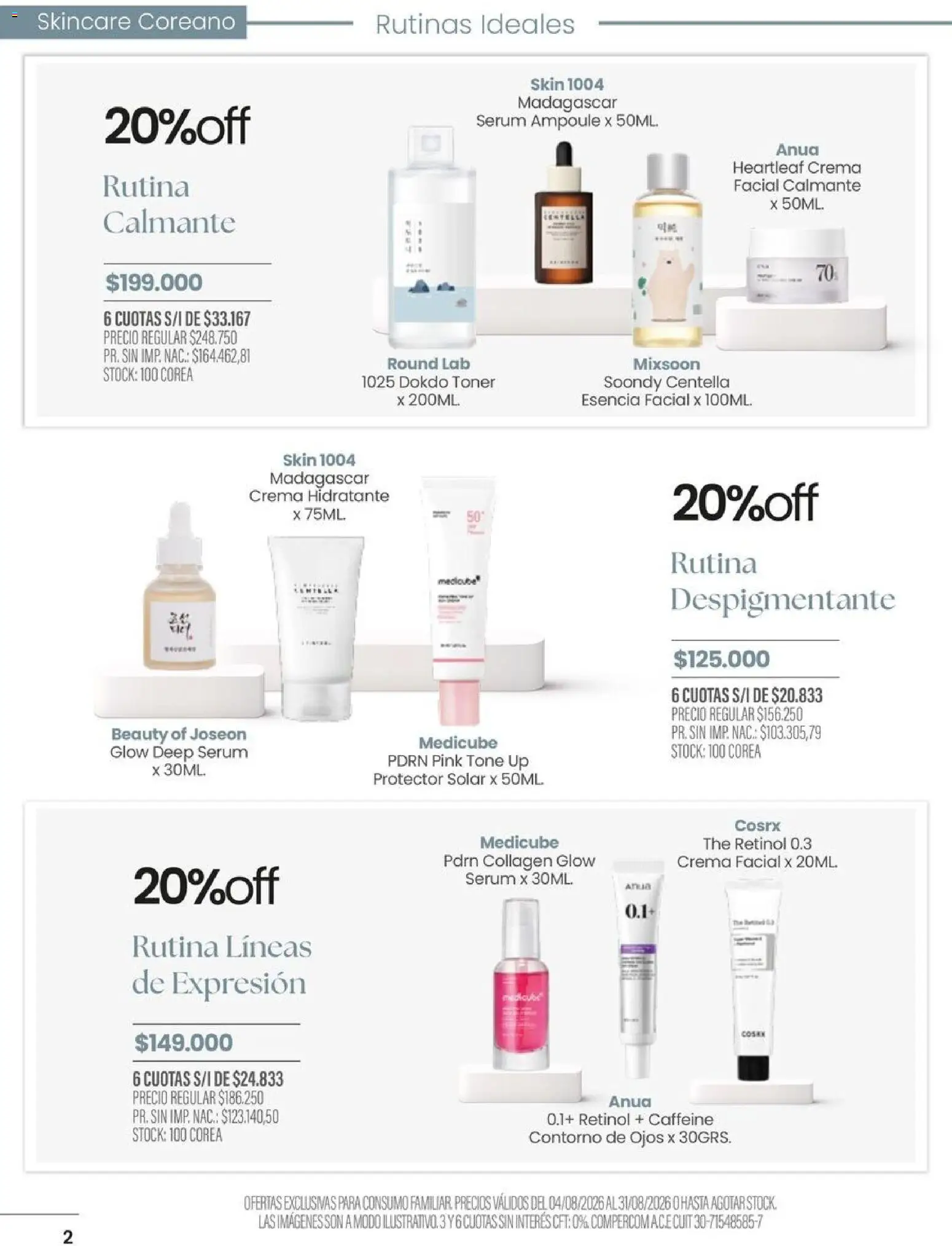 Pigmento catálogo │ válido desde el 04/08/2026 | Página: 2 | Productos: Crema facial, Contorno de ojos, Protector solar, Crema