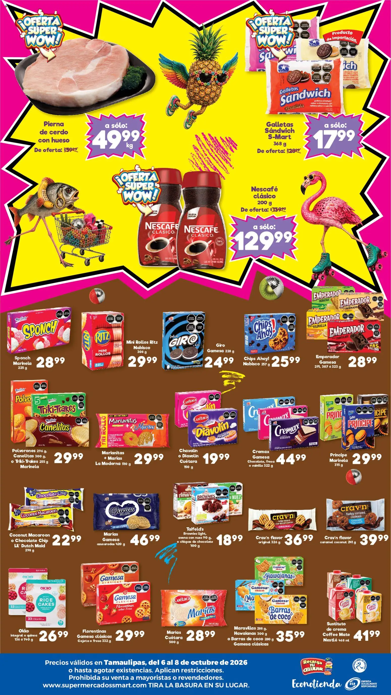 Nuevas ofertas de S-Mart válidas en toda la República Mexicana desde el 06/10/2026. ¡Encuentra las mejores ofertas en S-Mart folleto Ofertas de feria Matamoros, Nuevo Laredo, Reynosa! | Página: 2
