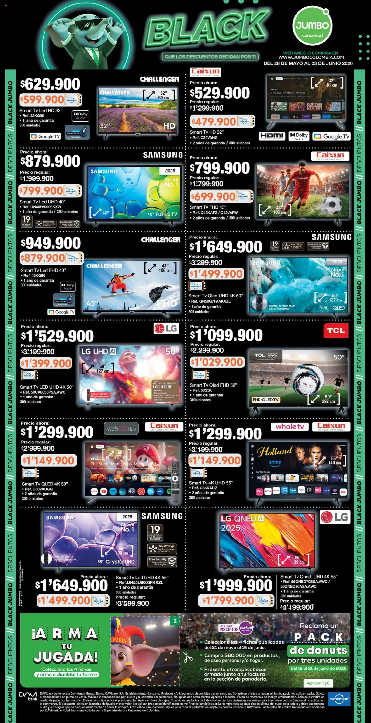 Jumbo revista - valida desde el 28.05.2026 | Página: 1 | Productos: Audio, Banco, Sobre, Control remoto