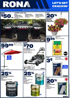 Preview of Rona weekly flyer from shop Rona valid from 28.05.2026