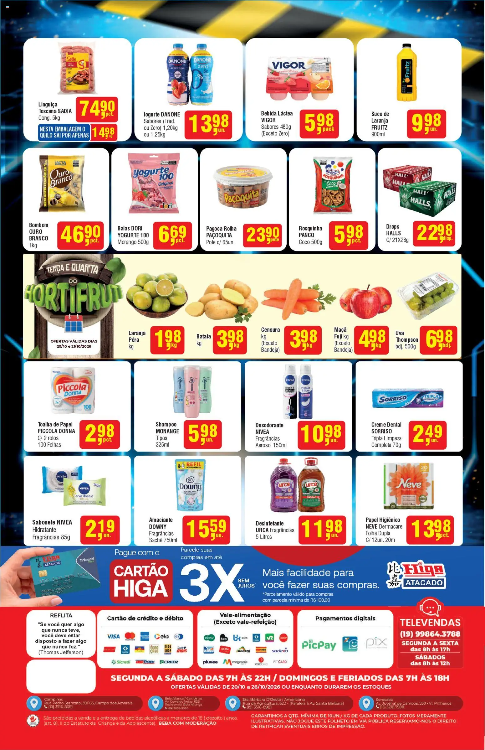Higa Atacado Folheto - válido de 20/10/2026 | Página: 2