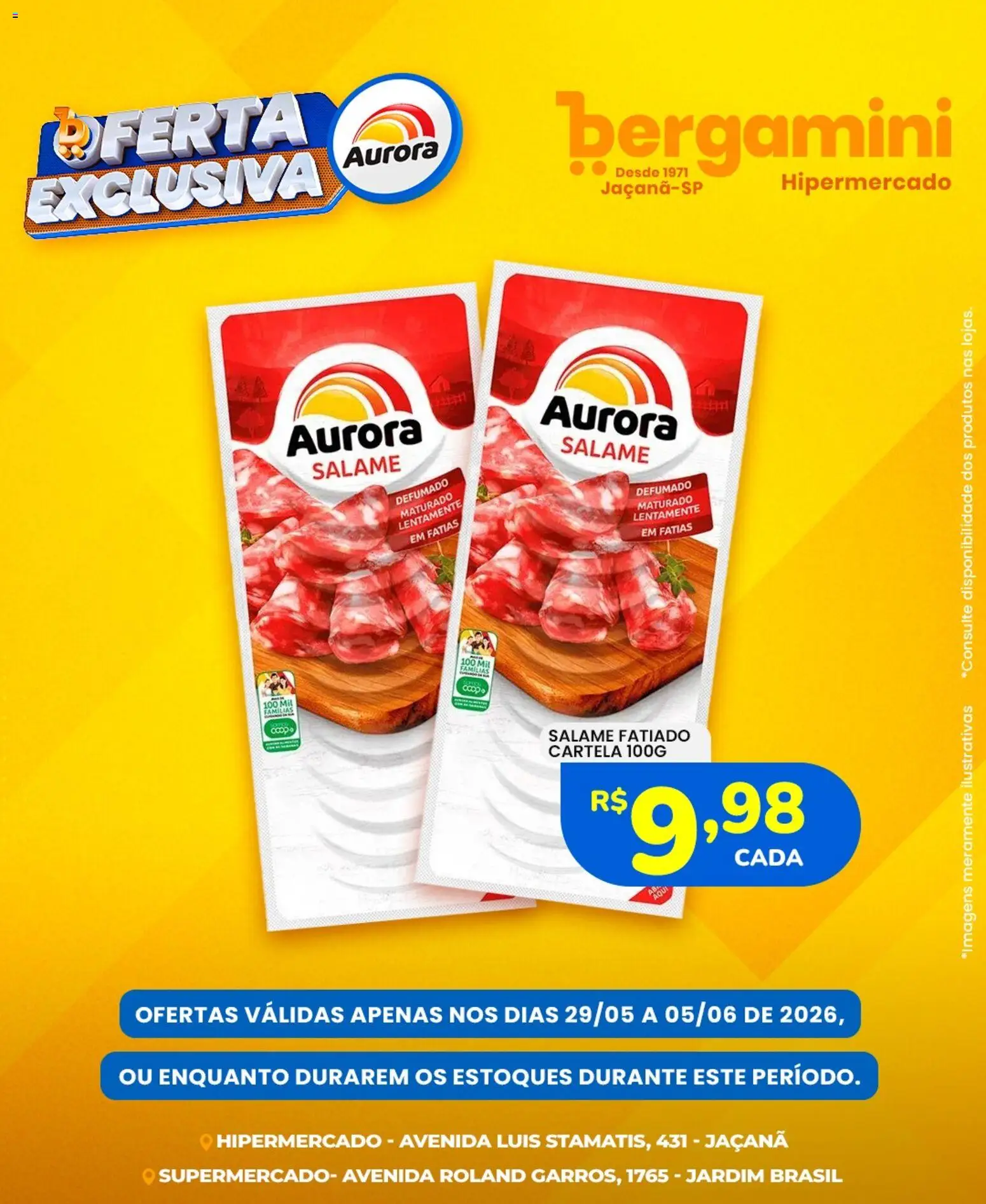 Supermercado Bergamini Folheto - válido de 29.05.2026 | Página: 5 | Produtos: Salame