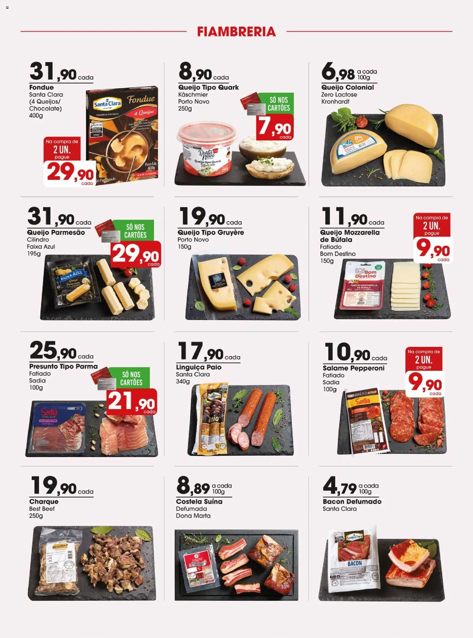 Zaffari Folheto - válido de 14/07/2026 | Página: 12 | Produtos: Linguiça, Queijo, Presunto, Parmesão