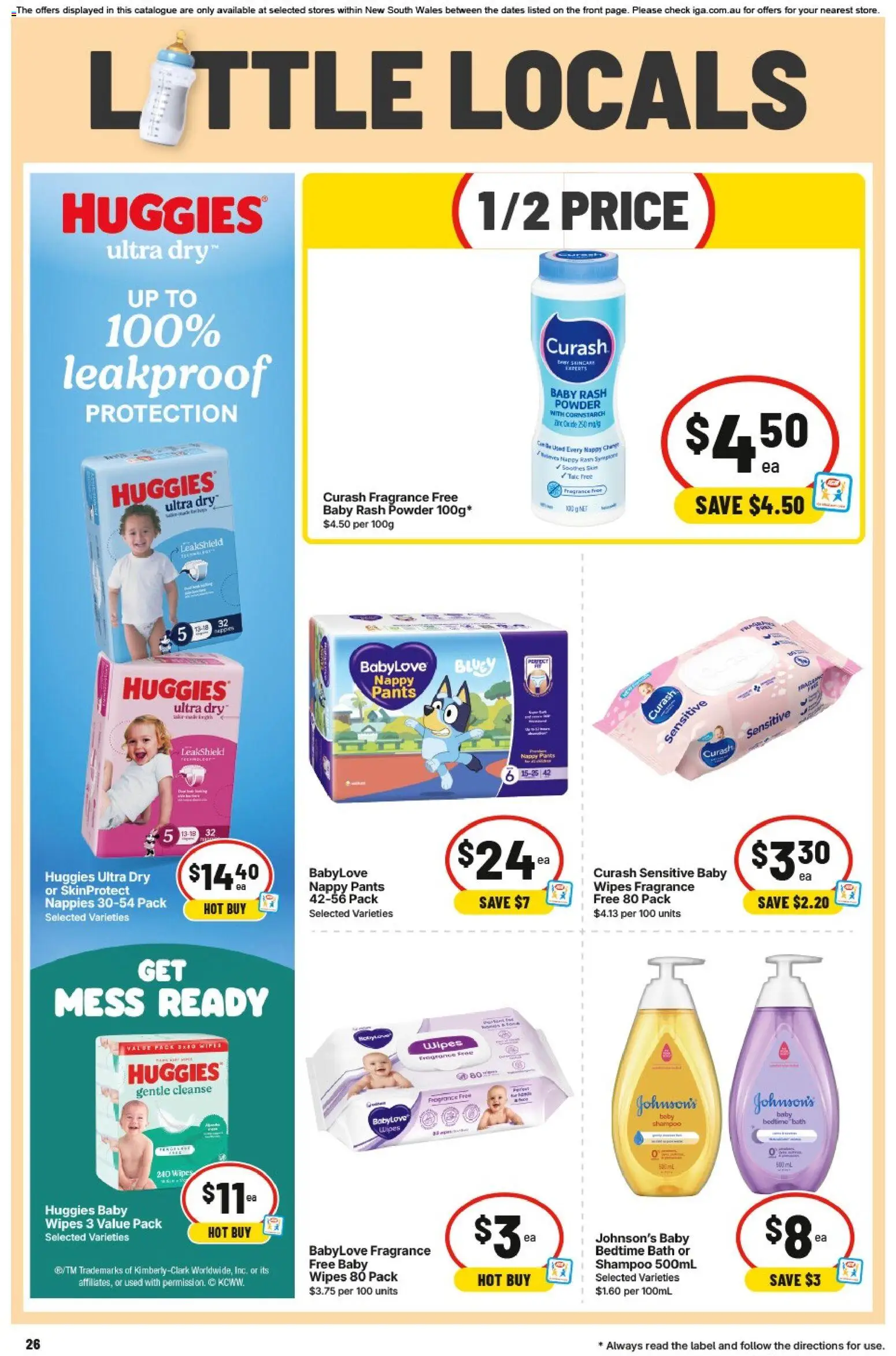IGA catalogue - valid from 05/08/2026 | Page: 26 | Products: Fragrance, Shampoo, Nappies, Pants