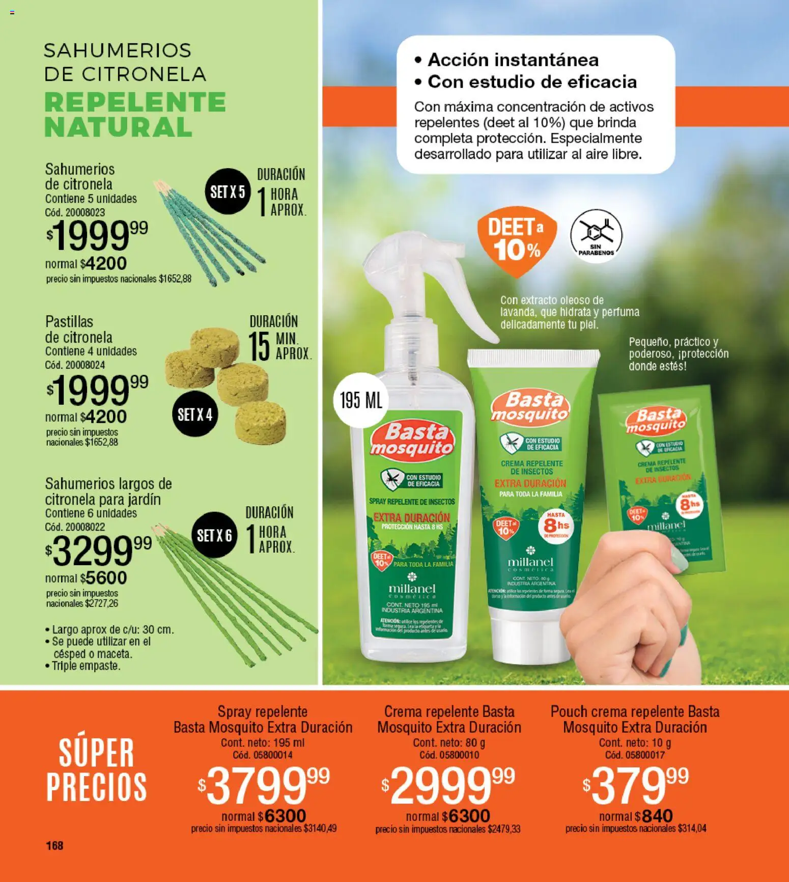 Millanel - Catálogo │ válido desde el 25.05.2026 | Página: 192 | Productos: Repelente, Citronela, Crema