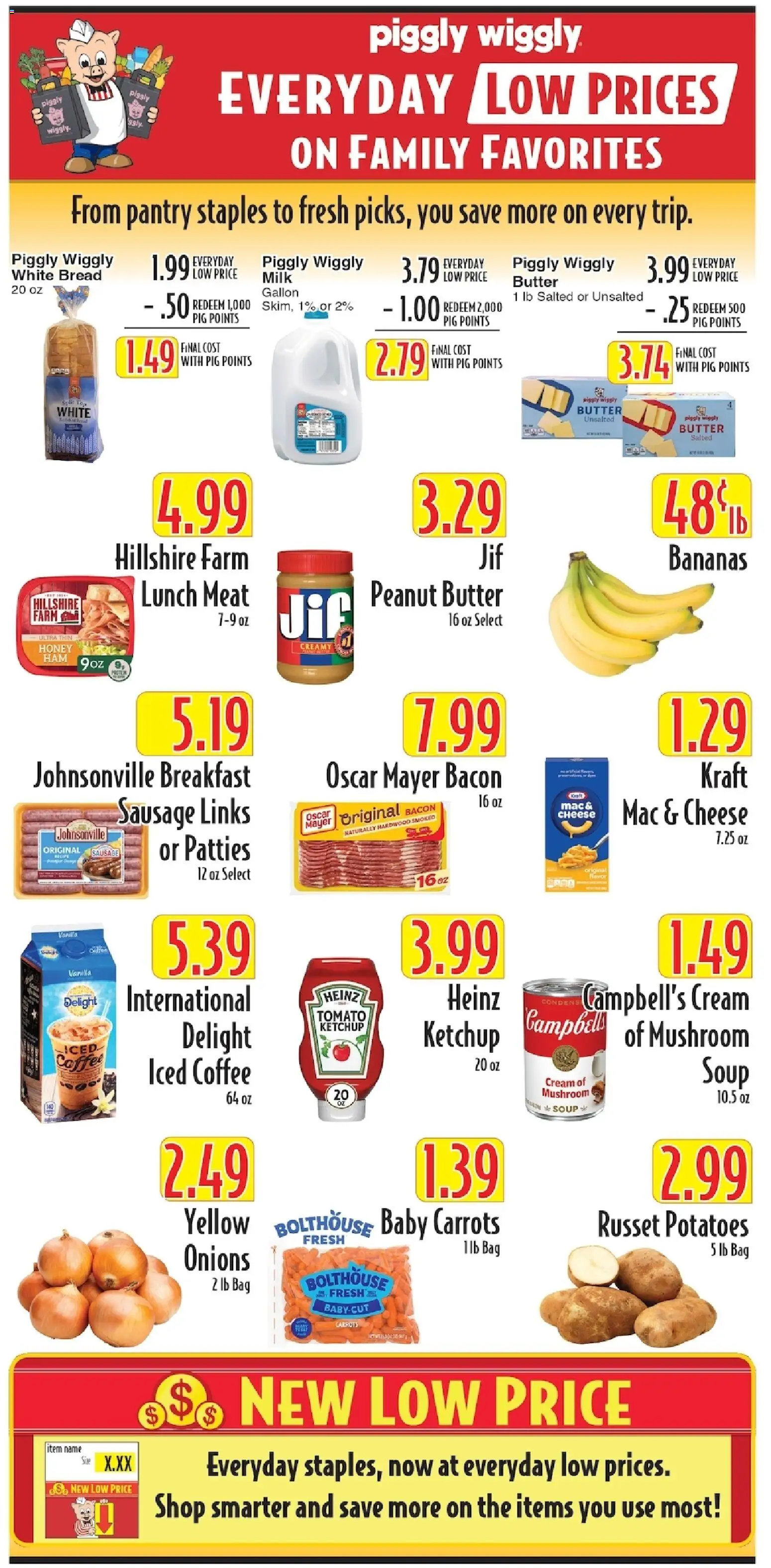 Piggly Wiggly Weekly Ad - valid from 07/22/2026 | Page: 21 | Products: Butter, Coffee, Ketchup, Sausage
