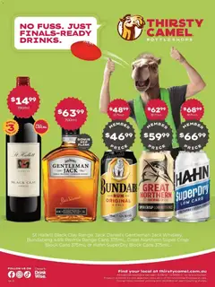 Preview of Deals - No fuss. Just Finals-ready Drinks. 31/08 - valid from 31/08/2026