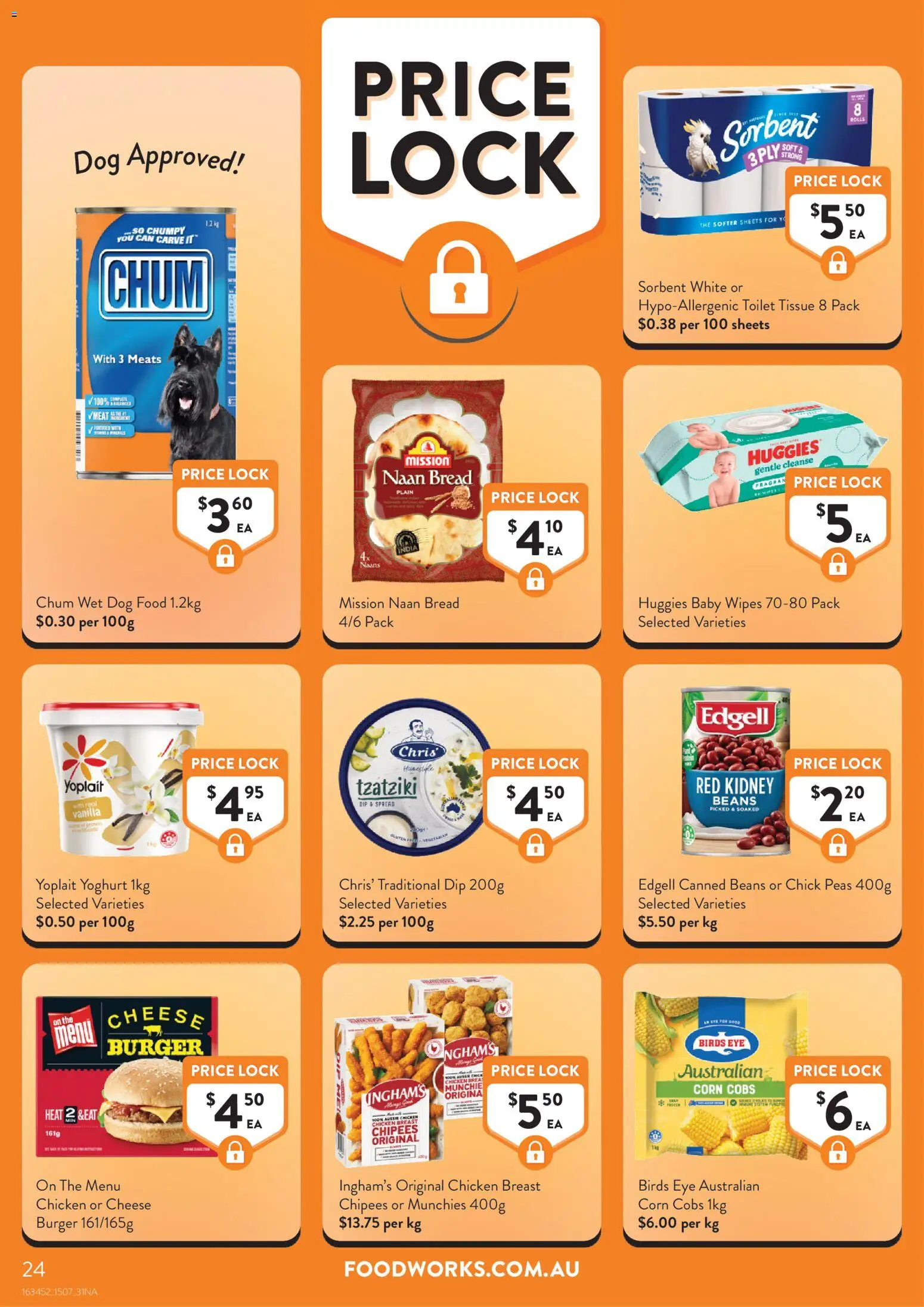 Foodworks catalogue - valid from 15/07/2026 | Page: 24 | Products: Toilet, Cheese, Yoghurt, Chicken