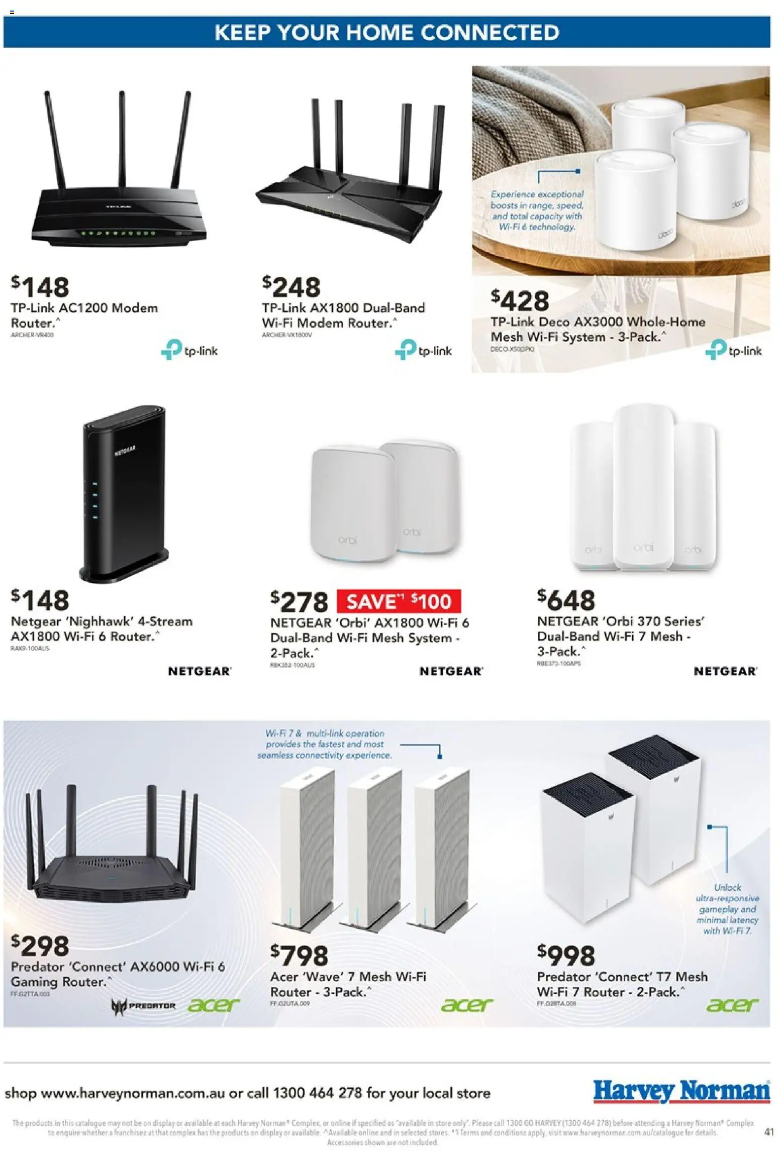 Harvey Norman catalogue - valid from 06.03.2026 | Page: 41 | Products: Accessories, WIFI modem, Modem