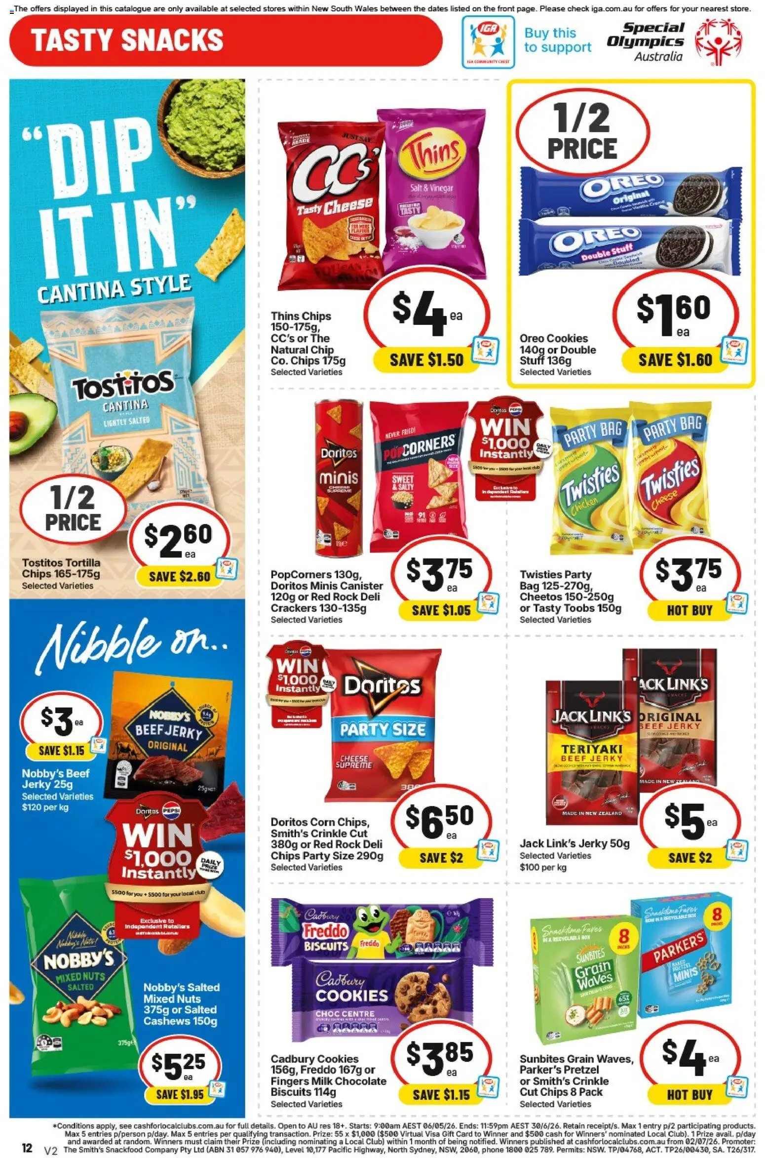 IGA catalogue - valid from 13.05.2026 | Page: 13 | Products: Cheese, Pepsi, Nuts, Vinegar